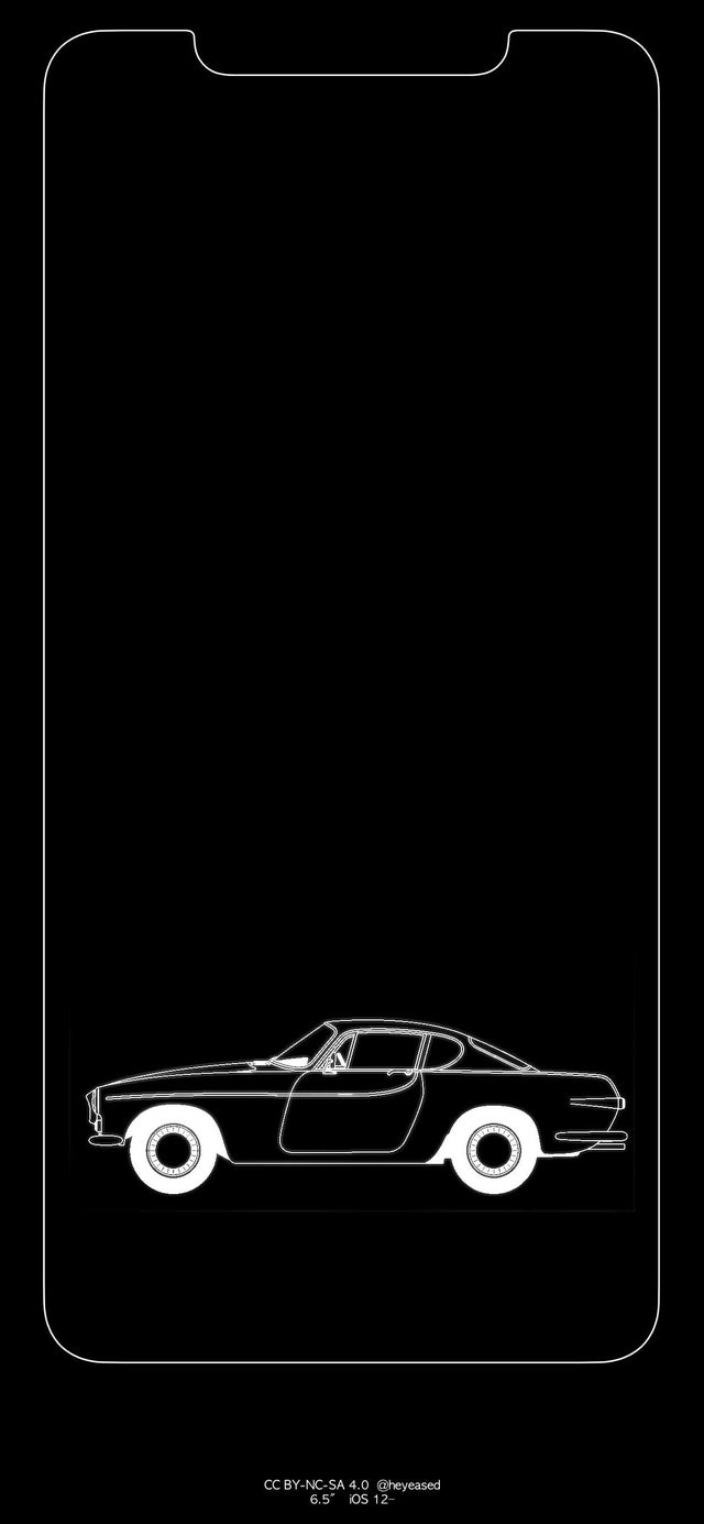 640x1390 Wallpaper For IPhone XS Max 11 Pro, Found A Png Online And Created The Outline And Put It Into This Really Clean Border. If You Apply It Correctly The Car Will Sit Perfectly, Phone