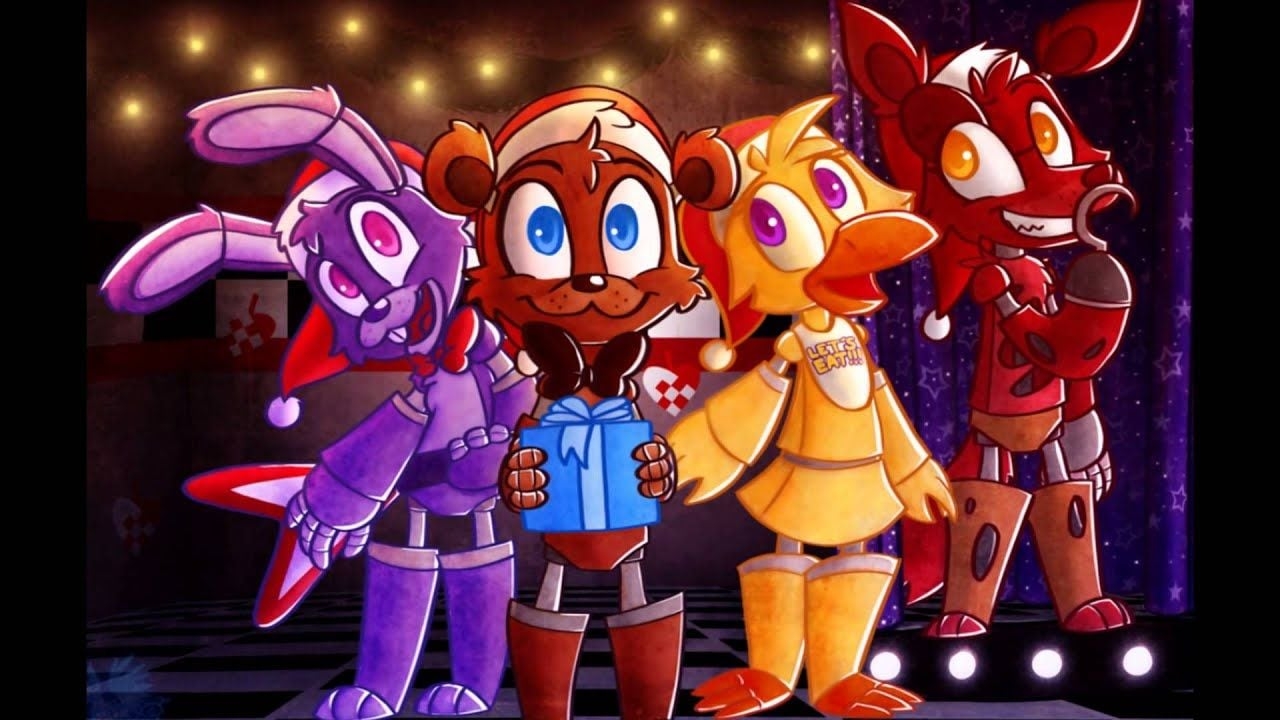 1280x720 Merry Fnaf Christmas Song Nightcore, Desktop