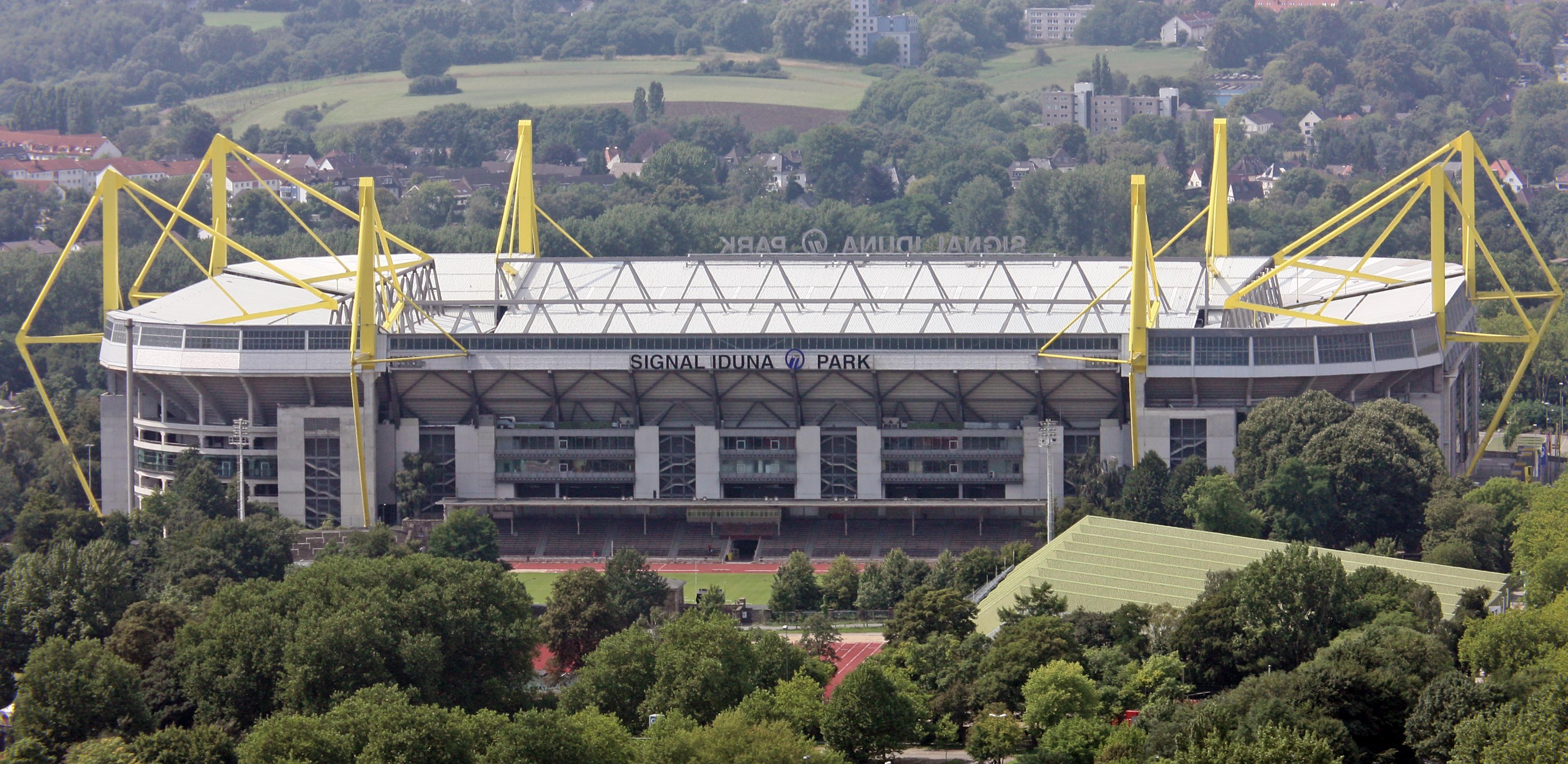 3780x1840 borussia dortmund signal iduna park wallpaper con Google, Dual Screen