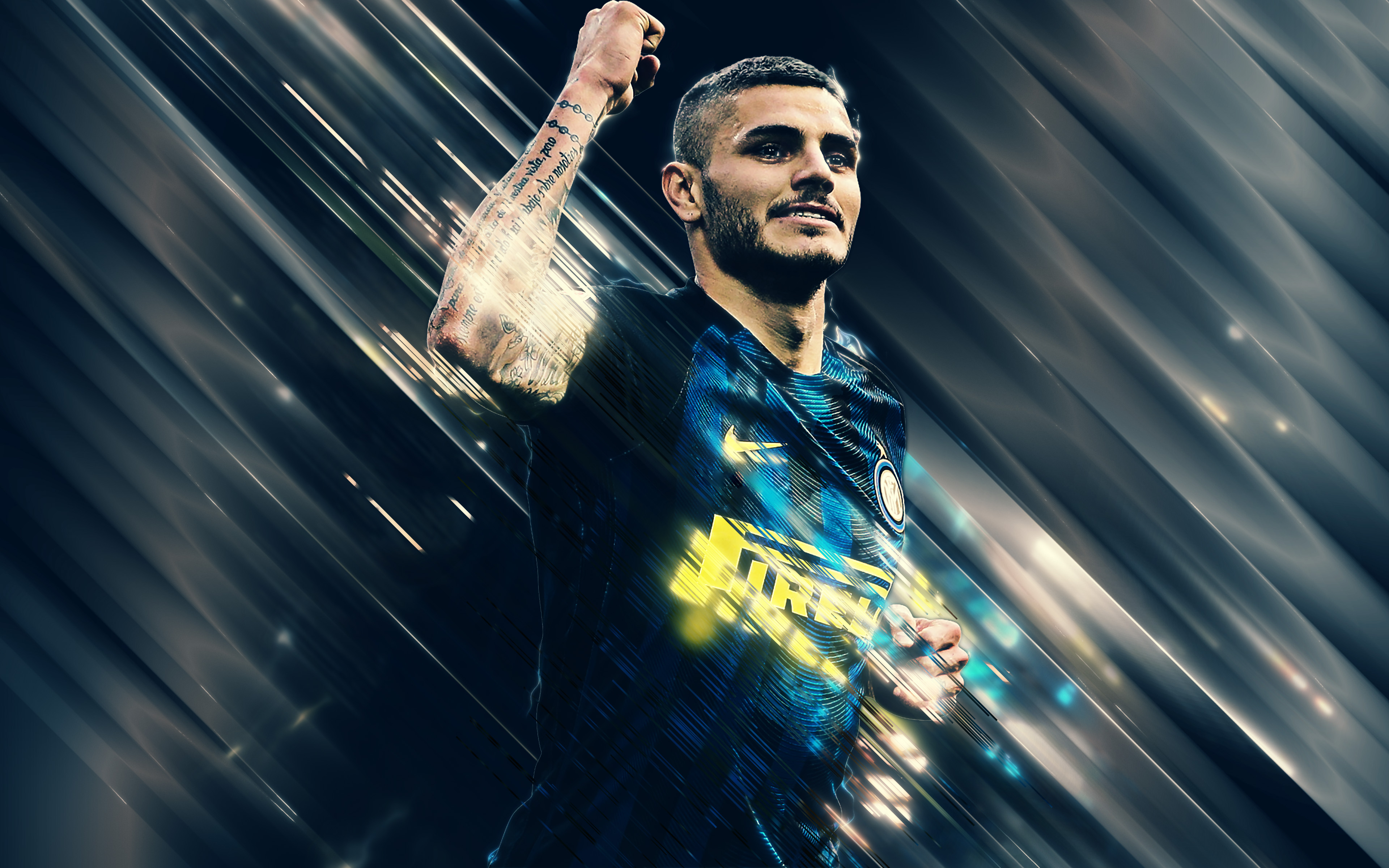 3840x2400 4K Mauro Icardi Wallpaper and Background Image, Desktop