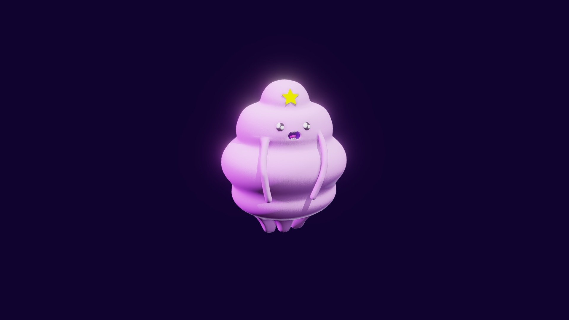 1920x1080 Lumpy Space Princess model by valtboy727 [febf2f9], Desktop