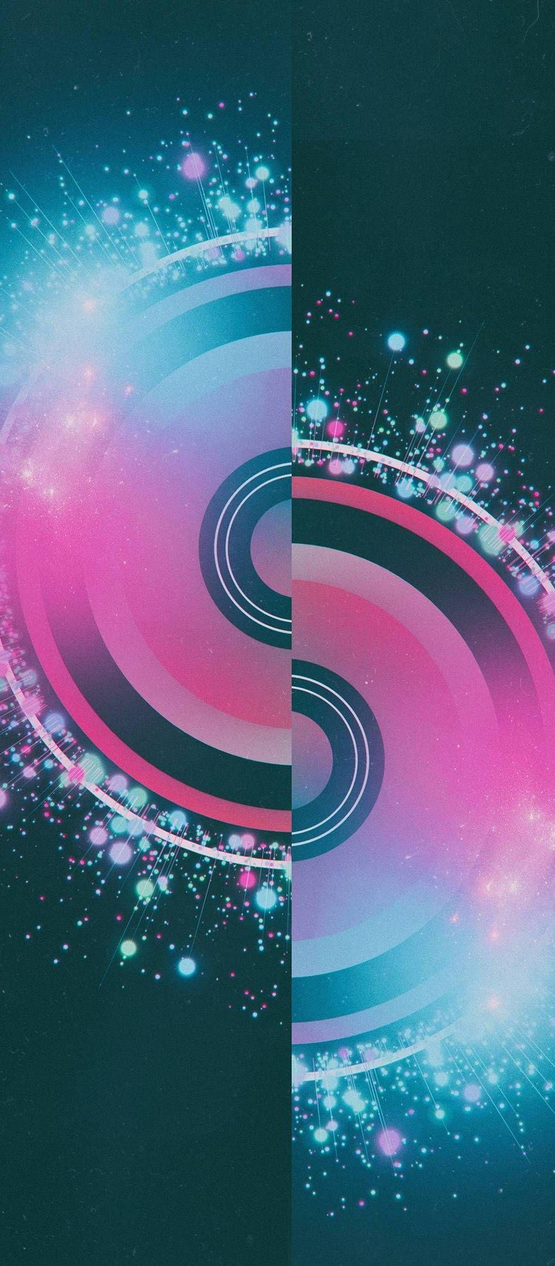 1080x2460 Half Circles Design Abstract - [], Phone