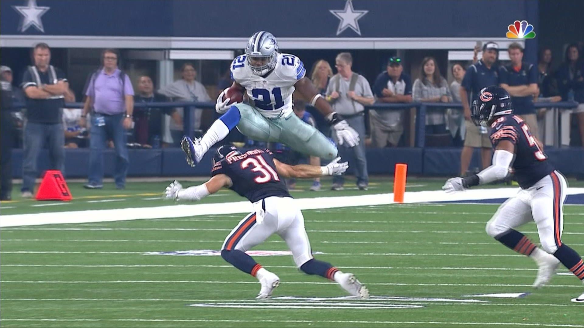 1920x1080 Ezekiel Elliott and Deion Jones star in best runs of NFL week, Desktop