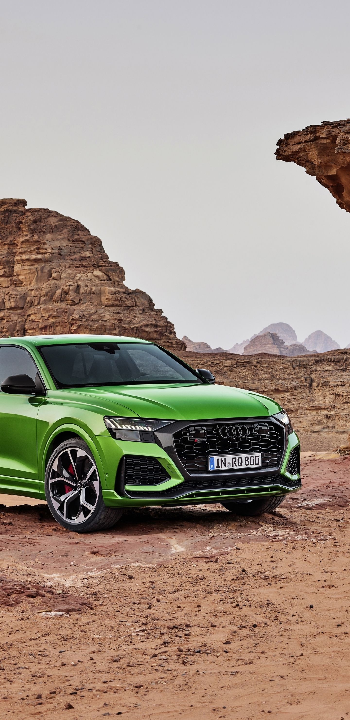 1440x2960 Green SUV, Off Road, Audi Q8 Wallpaper. Audi, Offroad, Suv, Phone