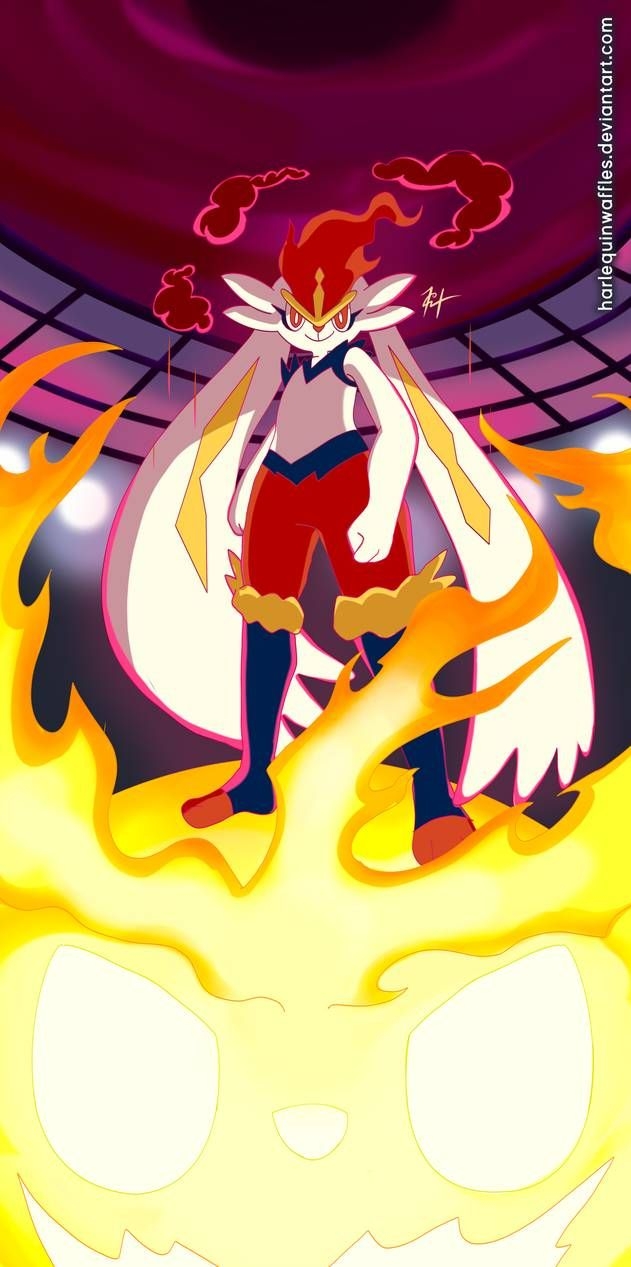 640x1270 Gigantamax Cinderace by HarlequinWaffles. Fire type pokémon, Pokemon picture, Cool pokemon wallpaper, Phone