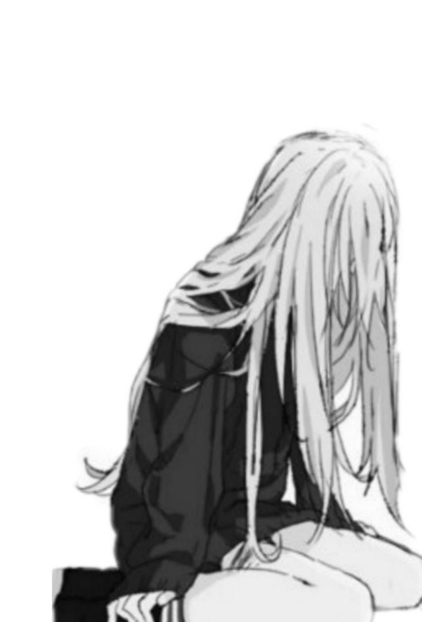 870x1280 Depression Girl wallpaper, Phone