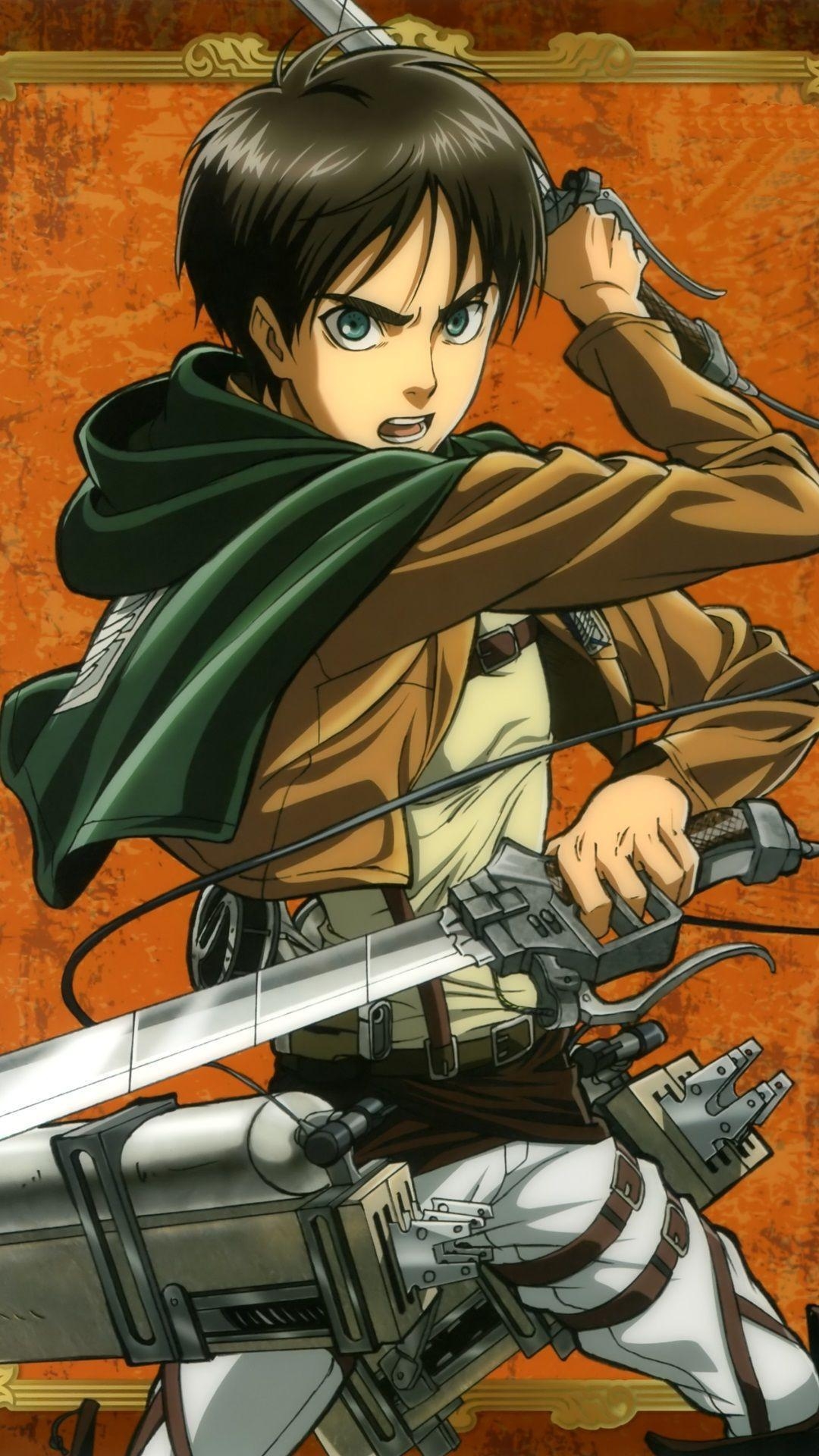 1080x1920 Eren Jaeger Phone Wallpaper, Phone