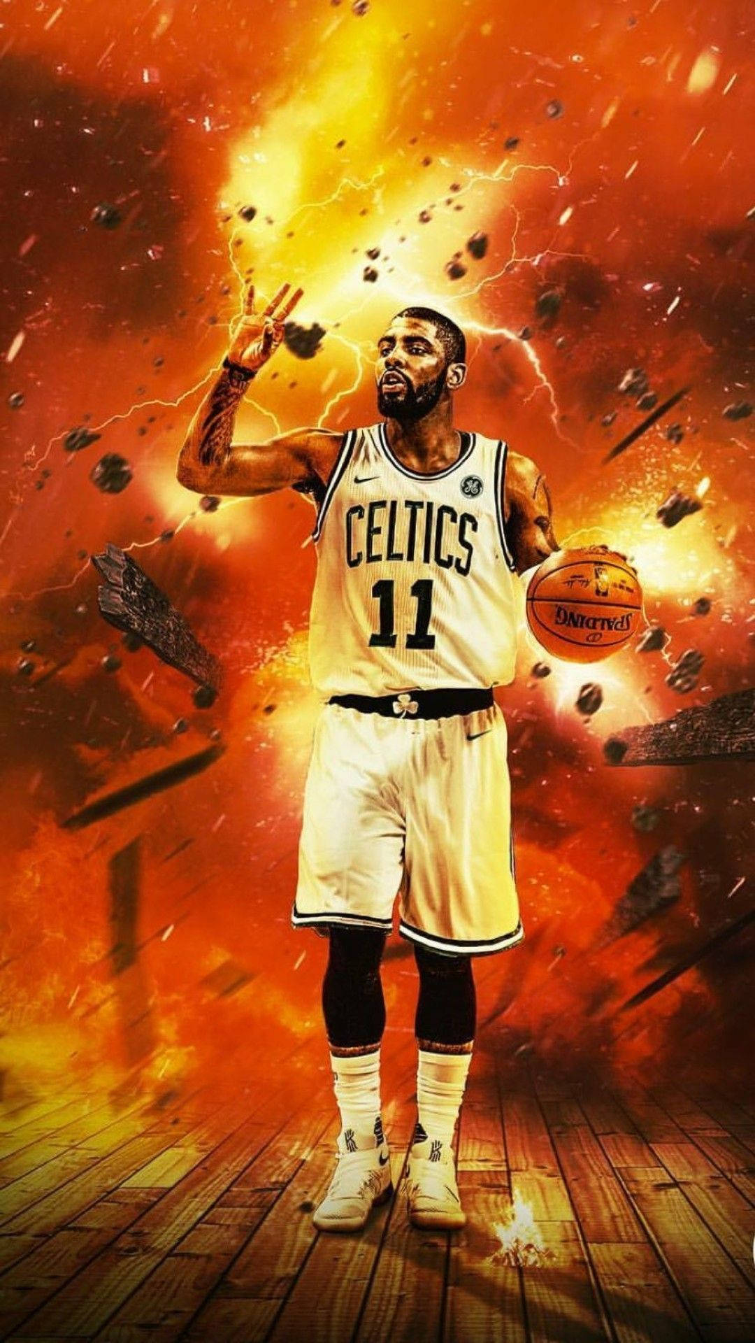 1080x1920 Download Kyrie Irving In Fire Wallpaper, Phone