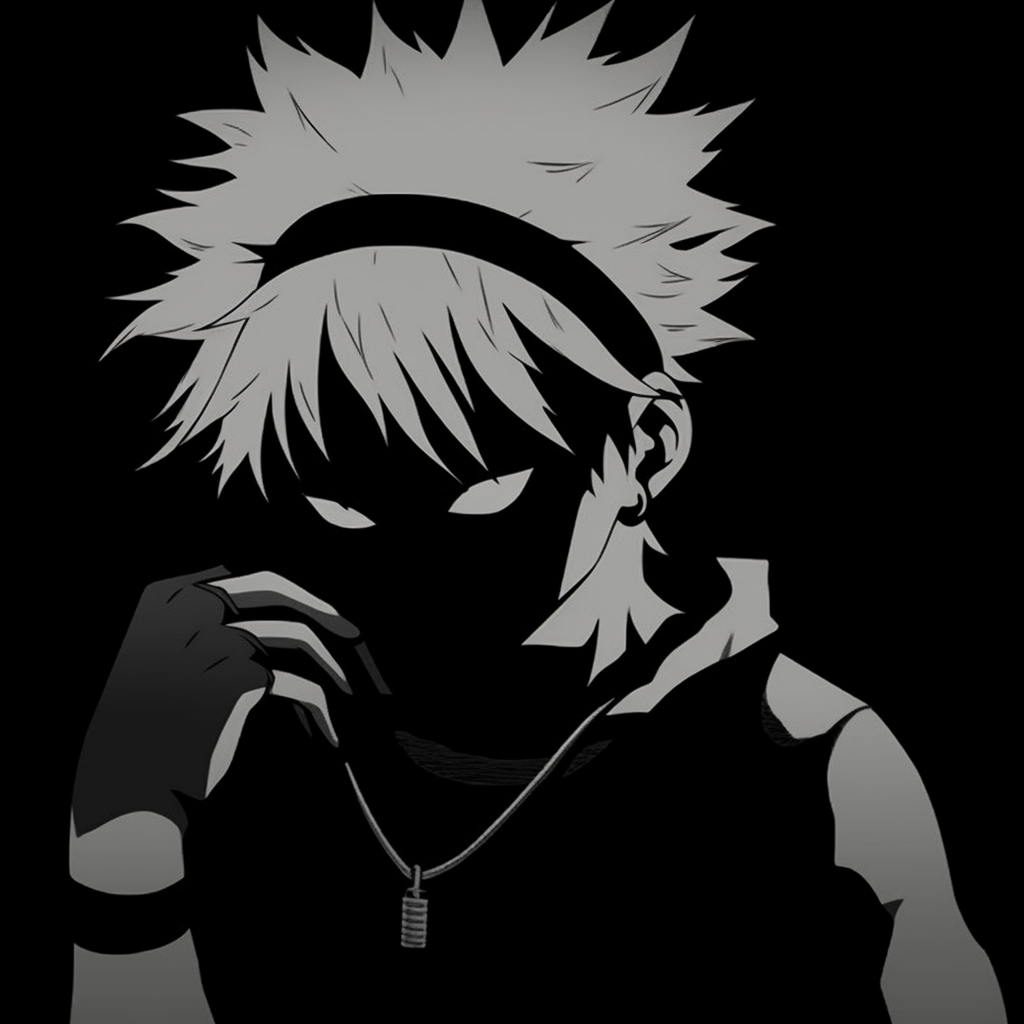 1030x1030 Anime Black Pfp For Boys Black Pfp, Phone