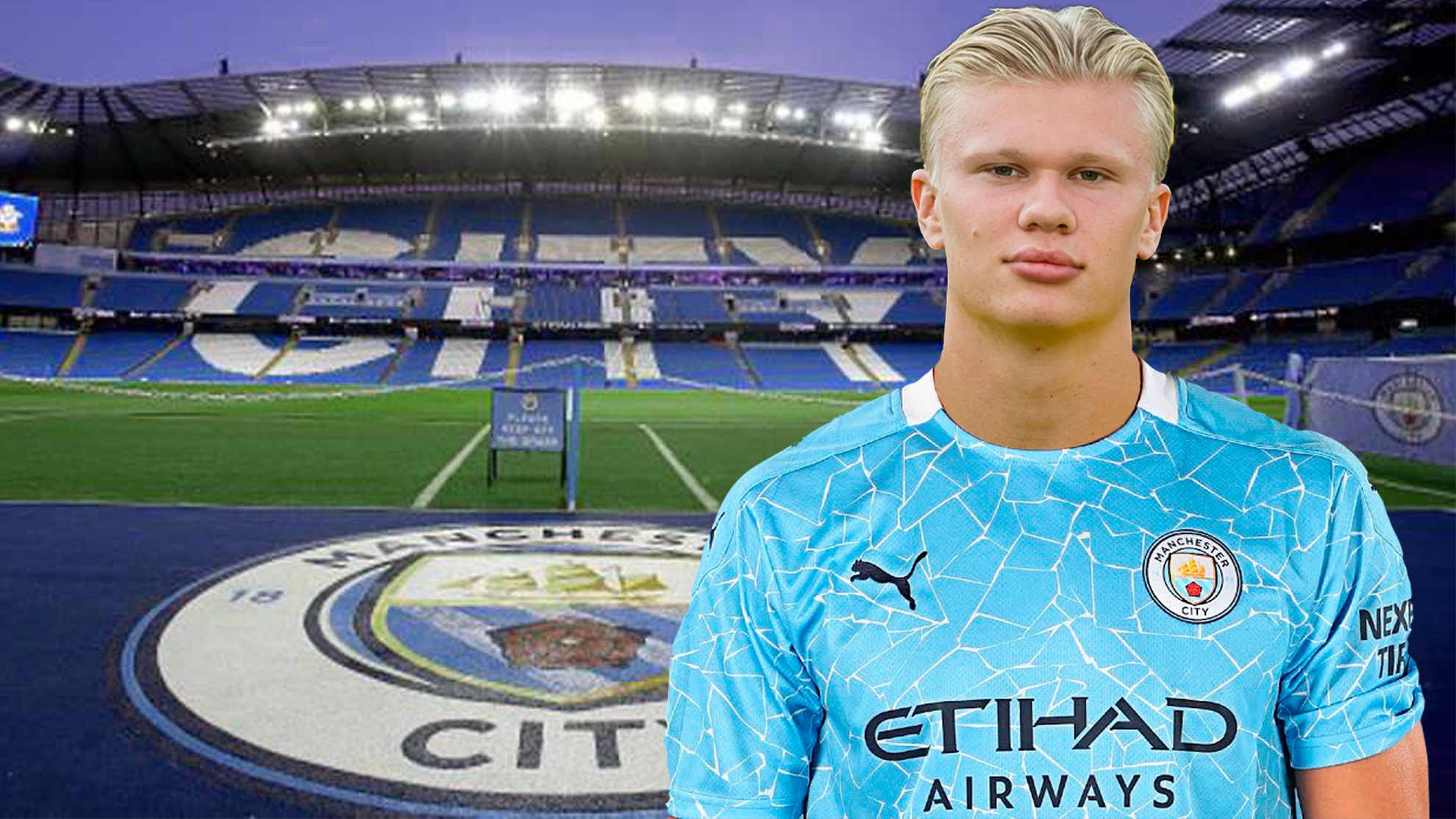 1980x1120 Erling Haaland is a Manchester City player, Desktop