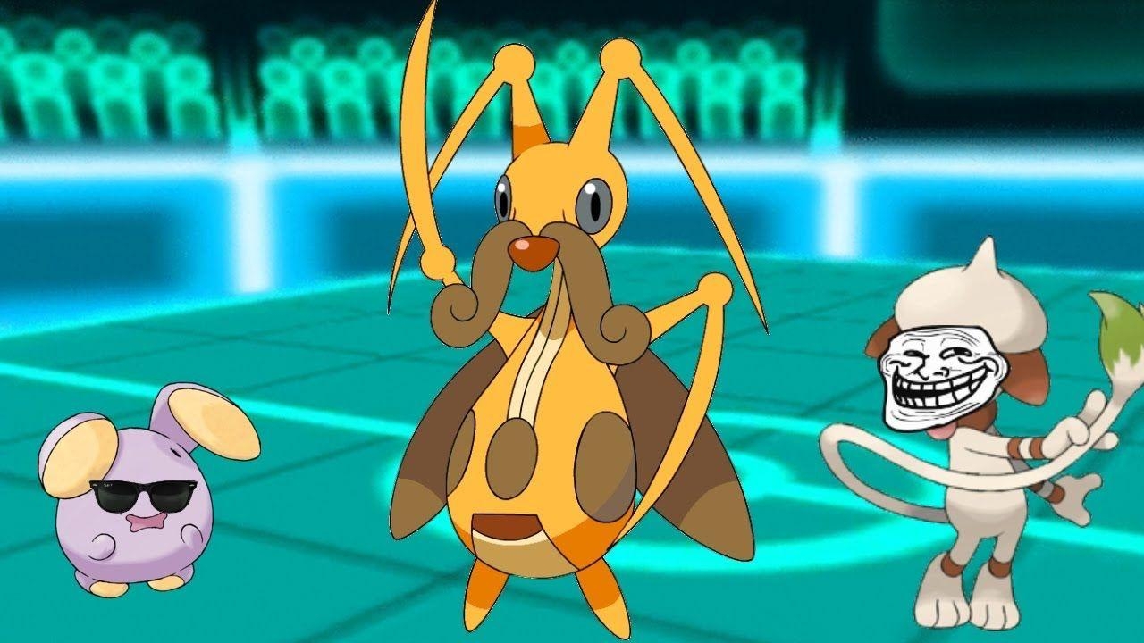 1280x720 Shiny Kricketune Sweep The Golden Conductor Pokemon Sun & Moon, Desktop