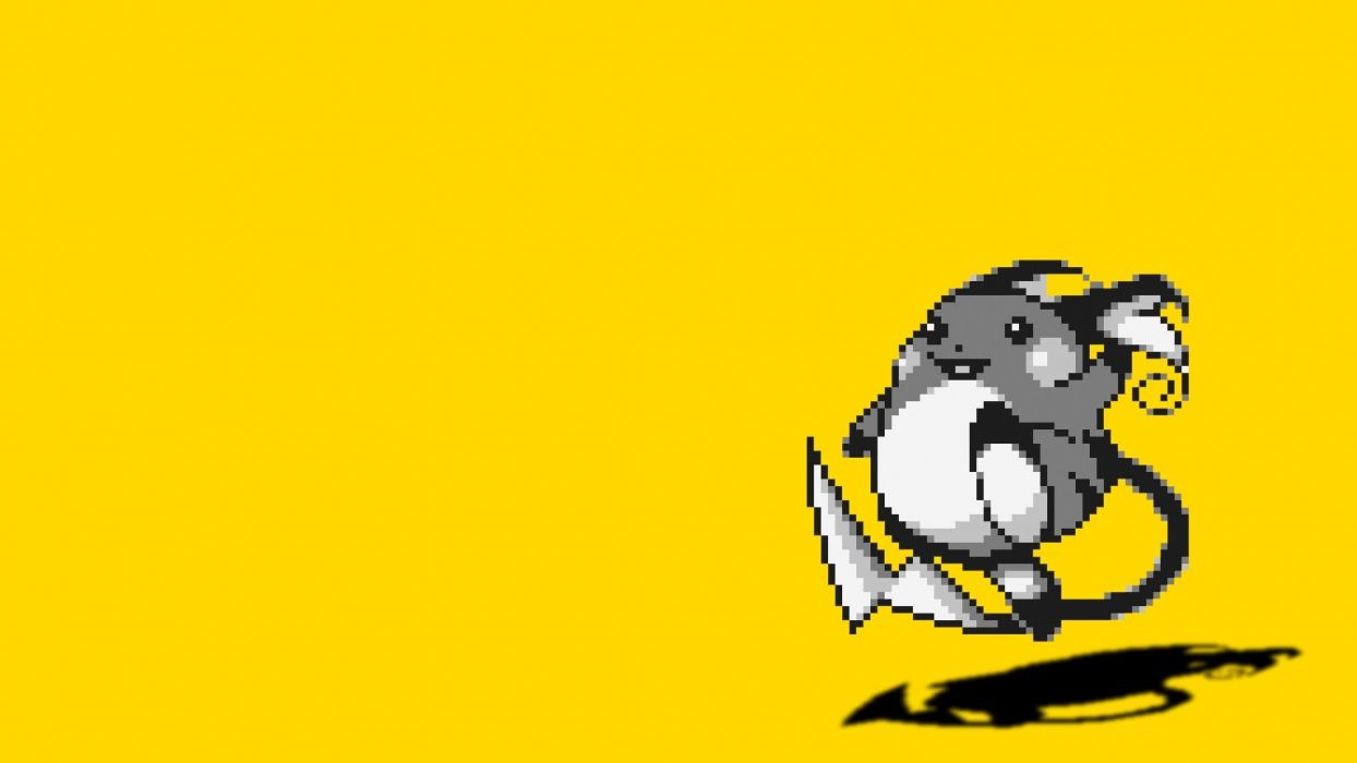 1250x700 Pokemon yellow Raichu simple background wallpaperx1080, Desktop