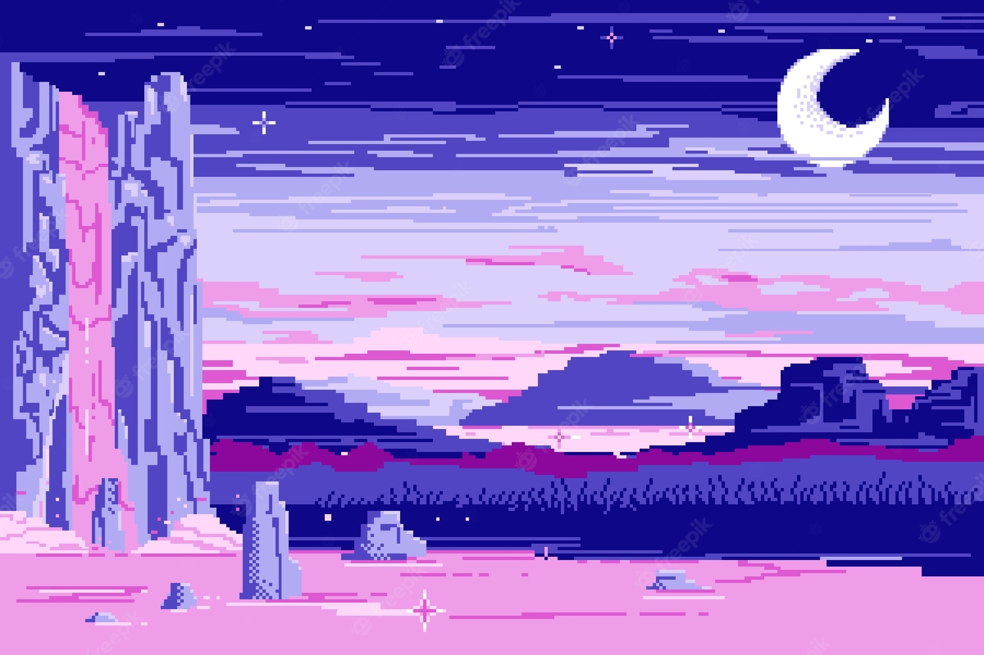 2000x1340 Pixel Art Image, Desktop