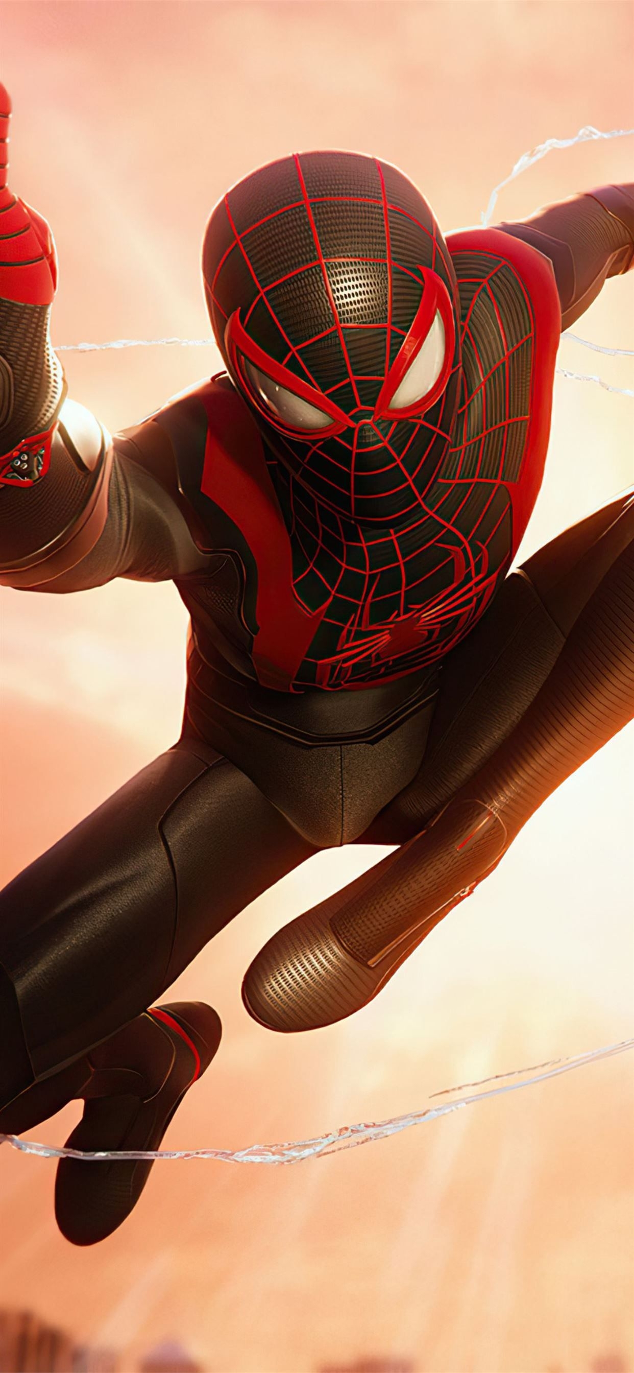 1250x2690 4k marvels spiderman miles morales iPhone X Wallpaper Free Download, Phone