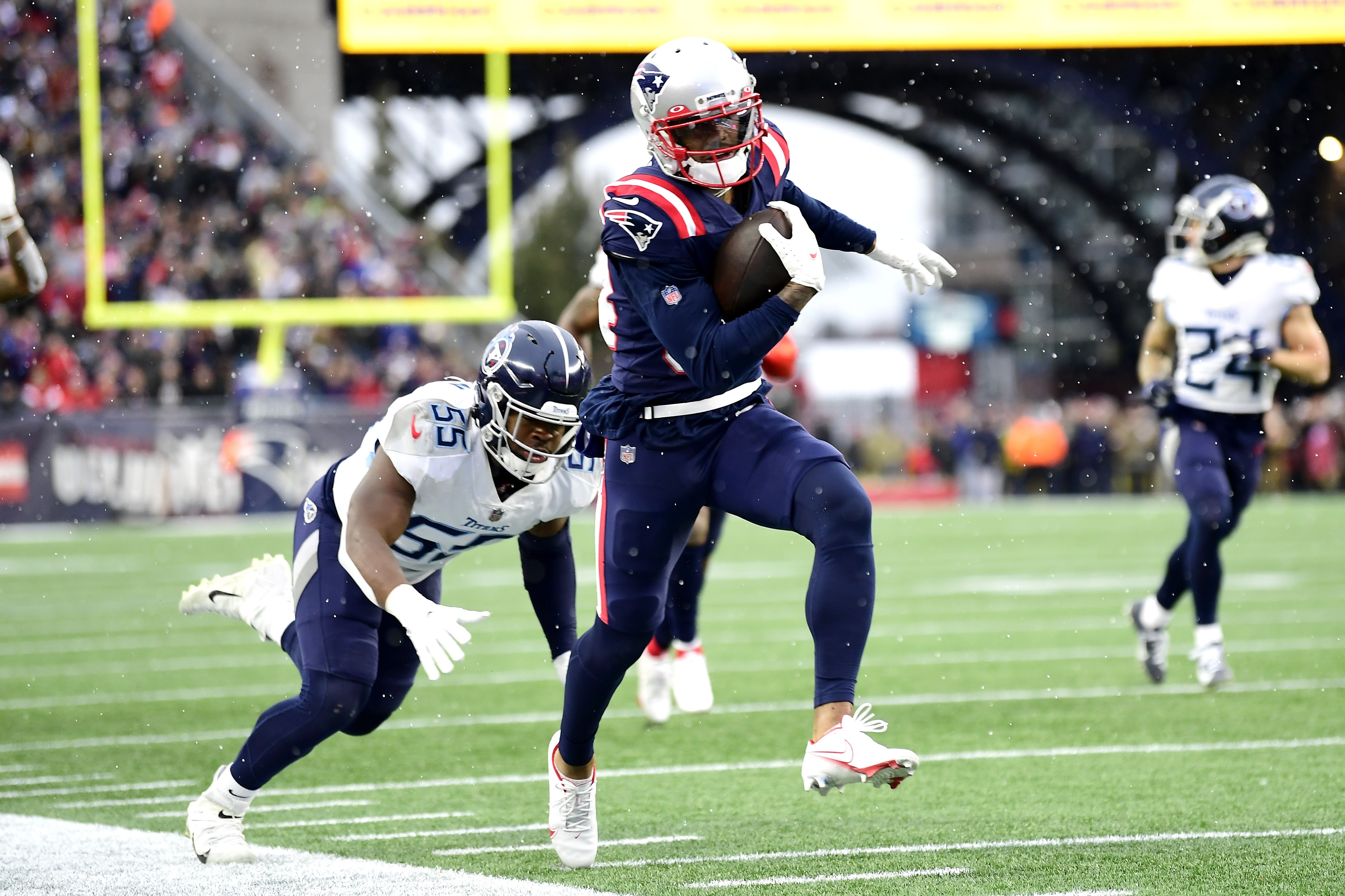 4330x2890 Kendrick Bourne, J.C. Jackson Come To The Rescue In Patriots' Hard Nosed Win Over The Titans Boston Globe, Desktop