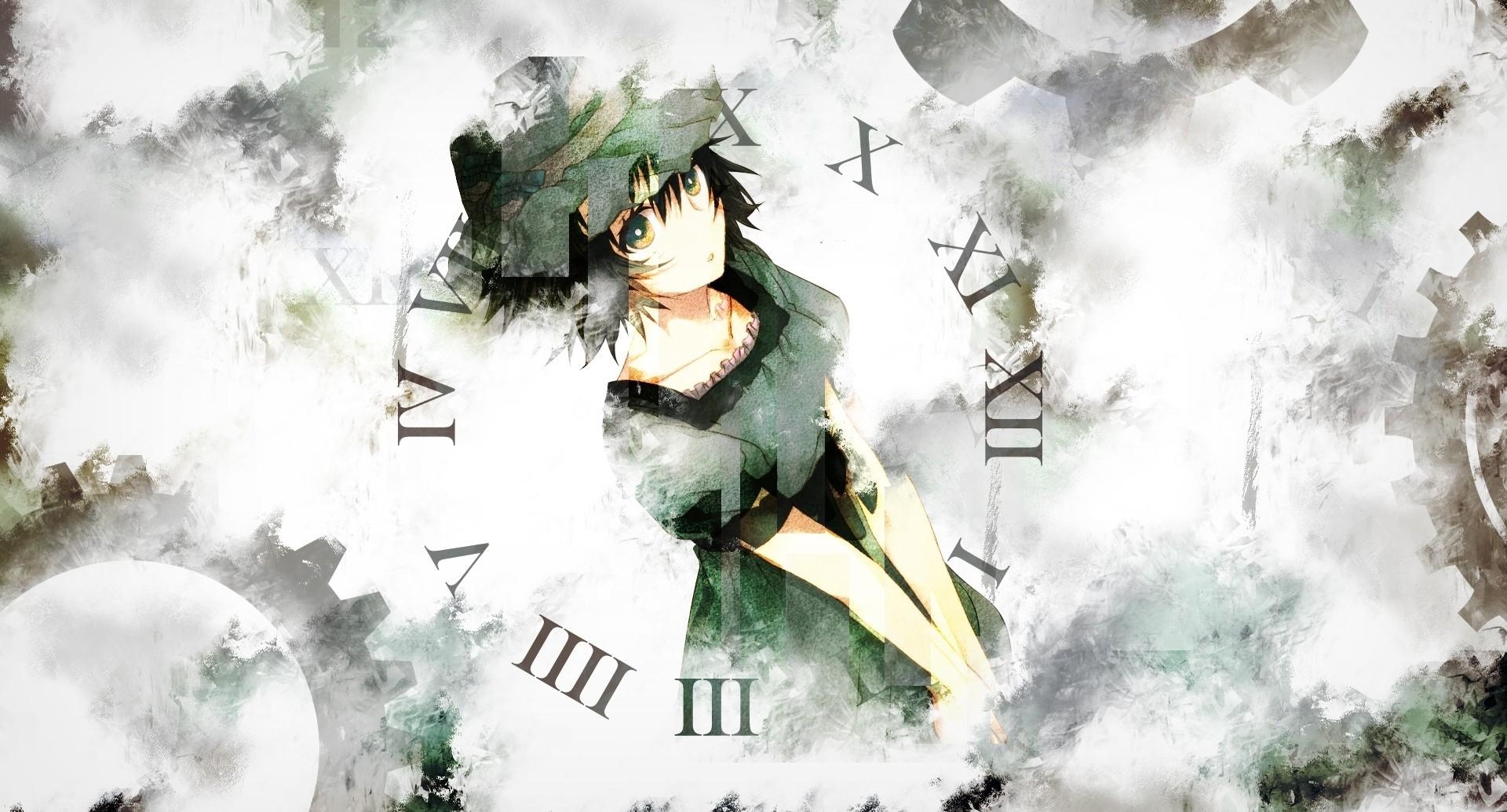 1920x1040 Download  Shiina Mayuri, Steins Gate, Bird View, Clock, Desktop