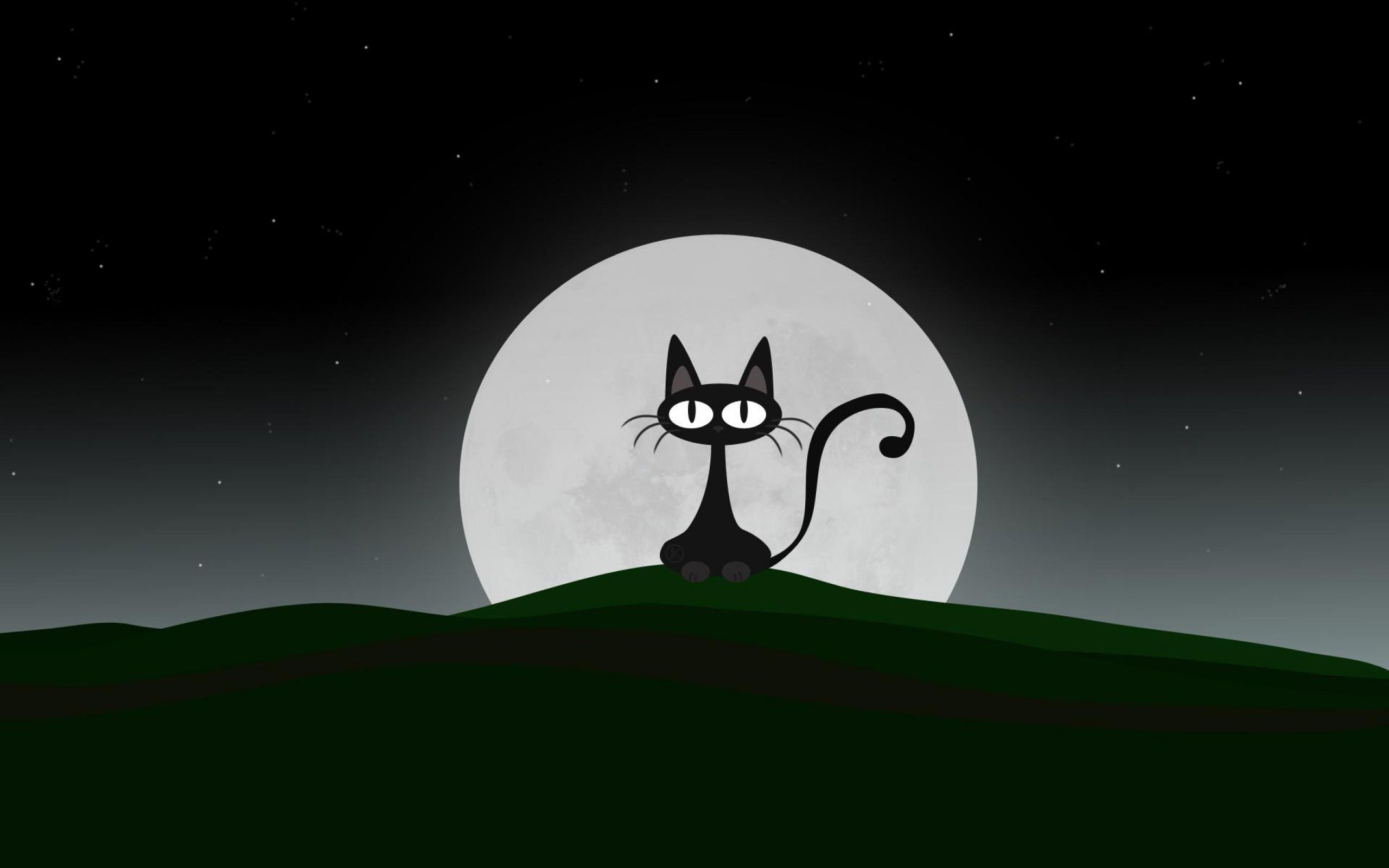 2560x1600 dark cat cartoon cover picture, dark cat cartoon cover wallpaper, Desktop