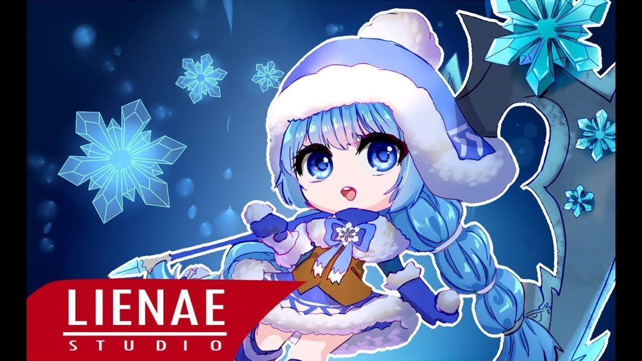 1280x720 Menggambar Ruby Edelweiss versi chibi Mobile Legends, Desktop