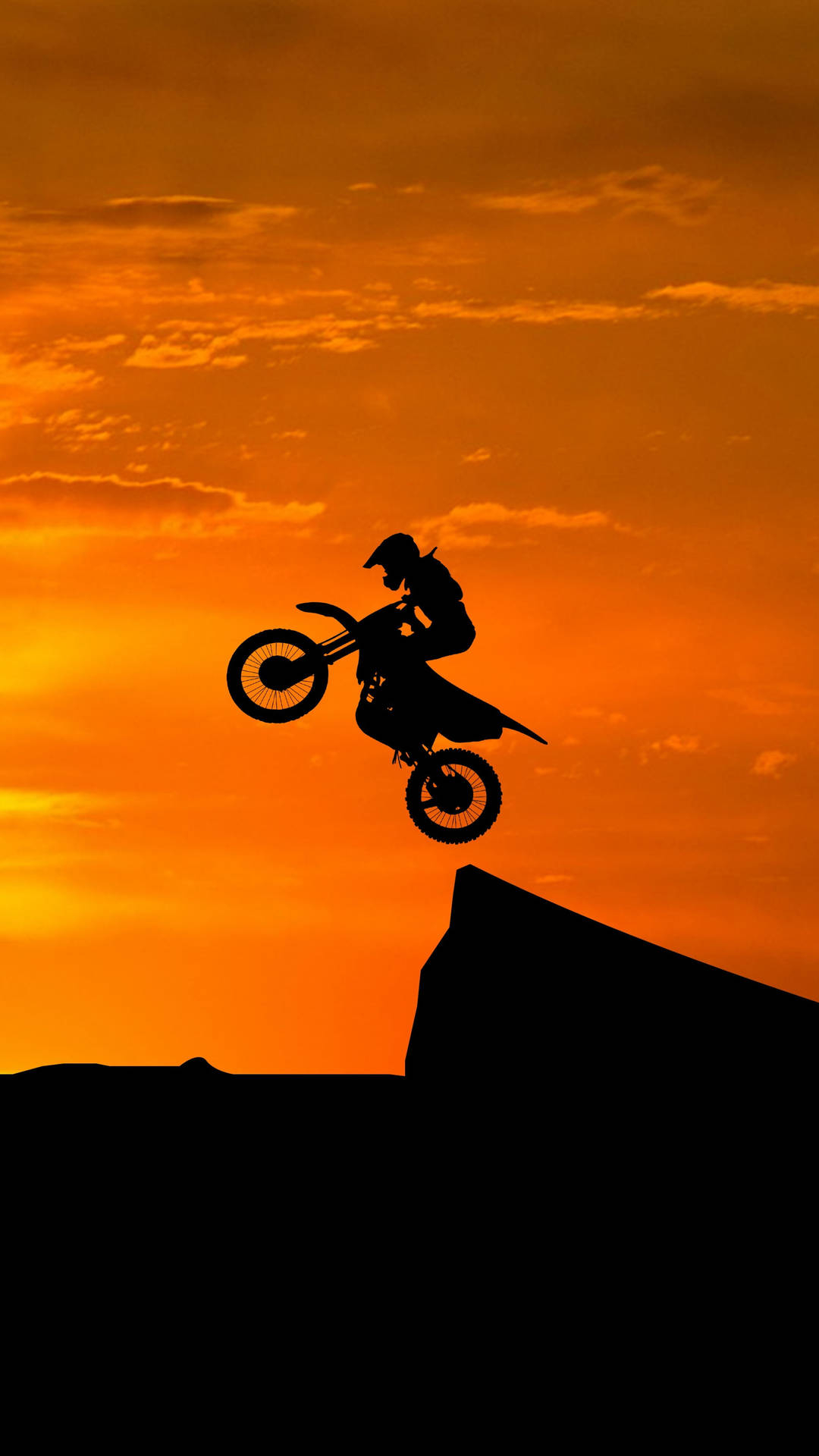 1080x1920 Download Motocross Sunset Jump Wallpaper, Phone