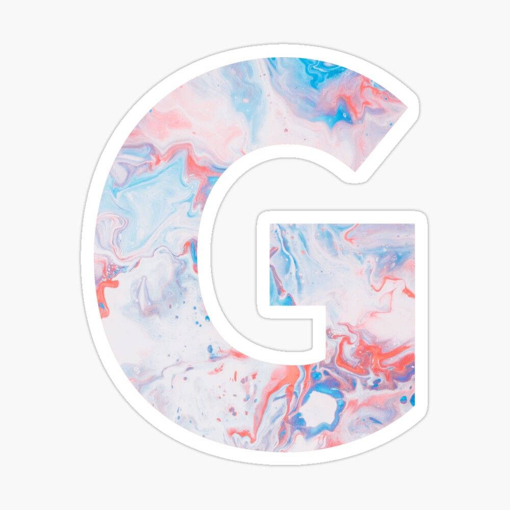 1000x1000 Download Marble Design Letter G Wallpaper, Phone