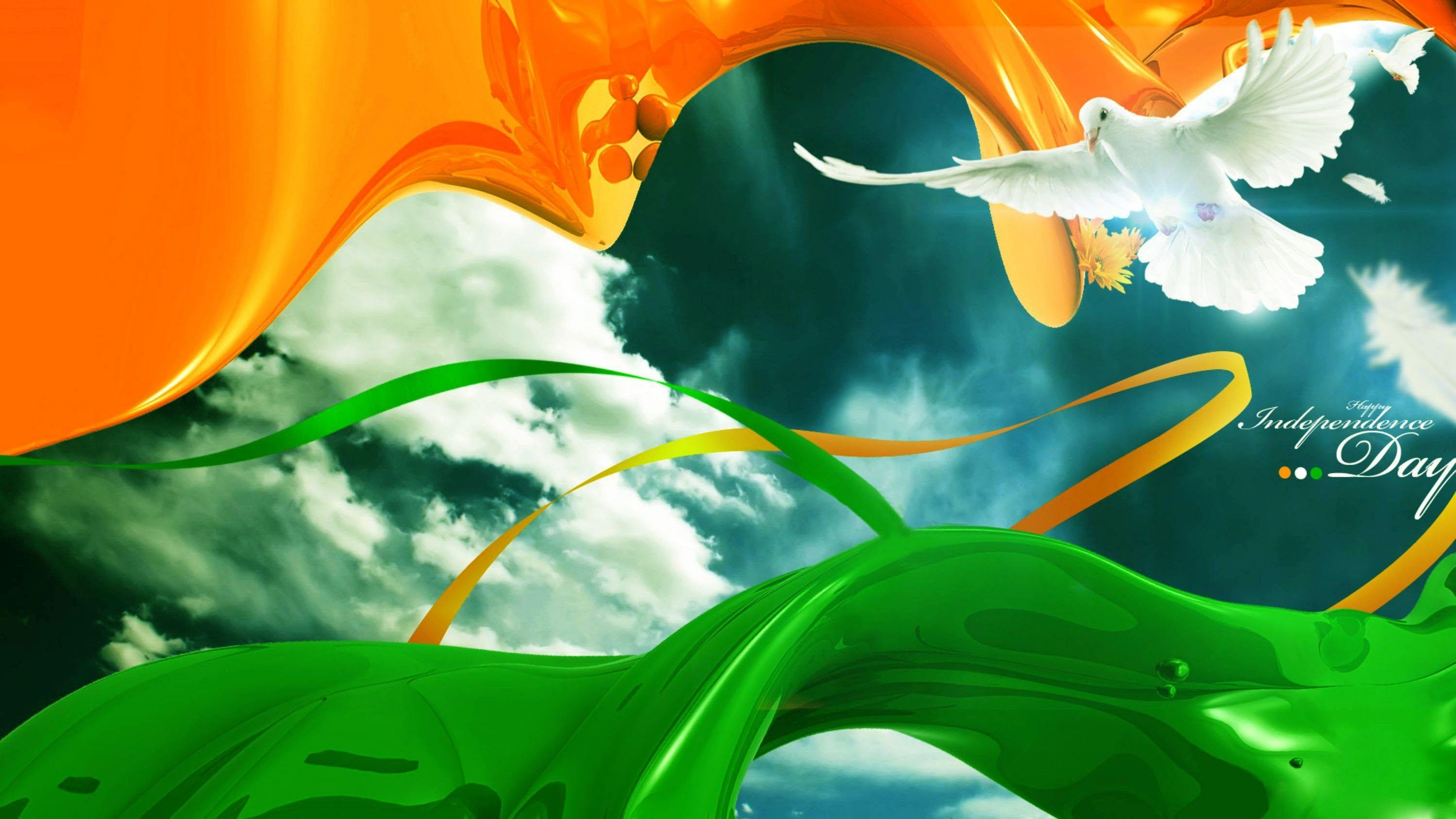 3000x1690 India Independence Day Flag HD Image, Desktop