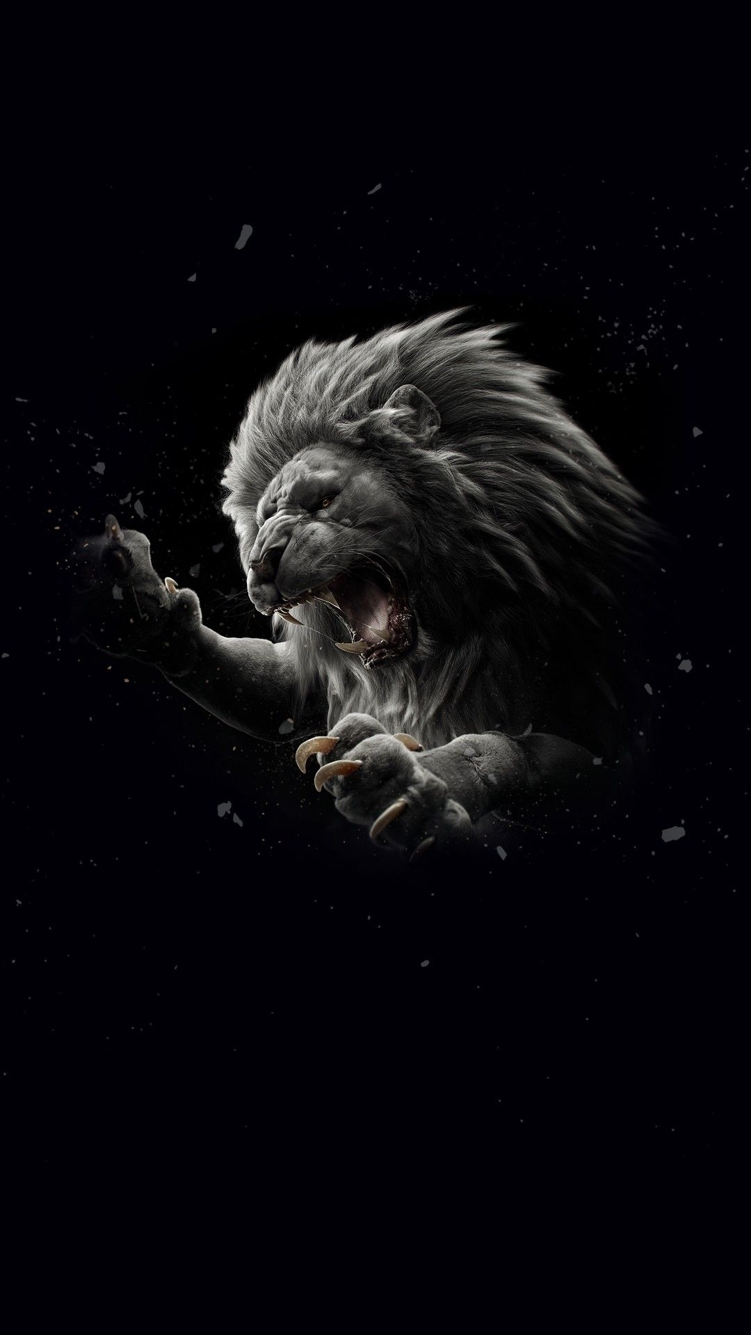 1080x1920 Животные и животный мир. Lion painting, Lion art, Lion wallpaper, Phone