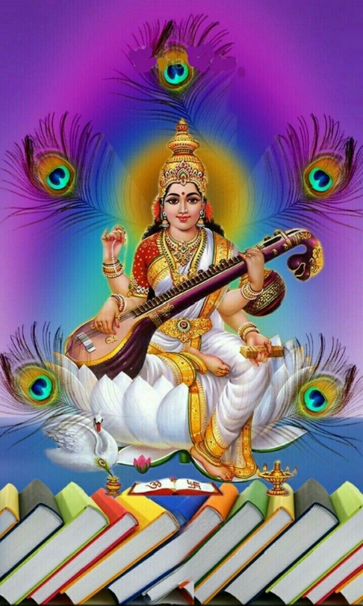 720x1200 GODESS LAKSHMI. Saraswati goddess, Durga goddess, Basant panchami, Phone