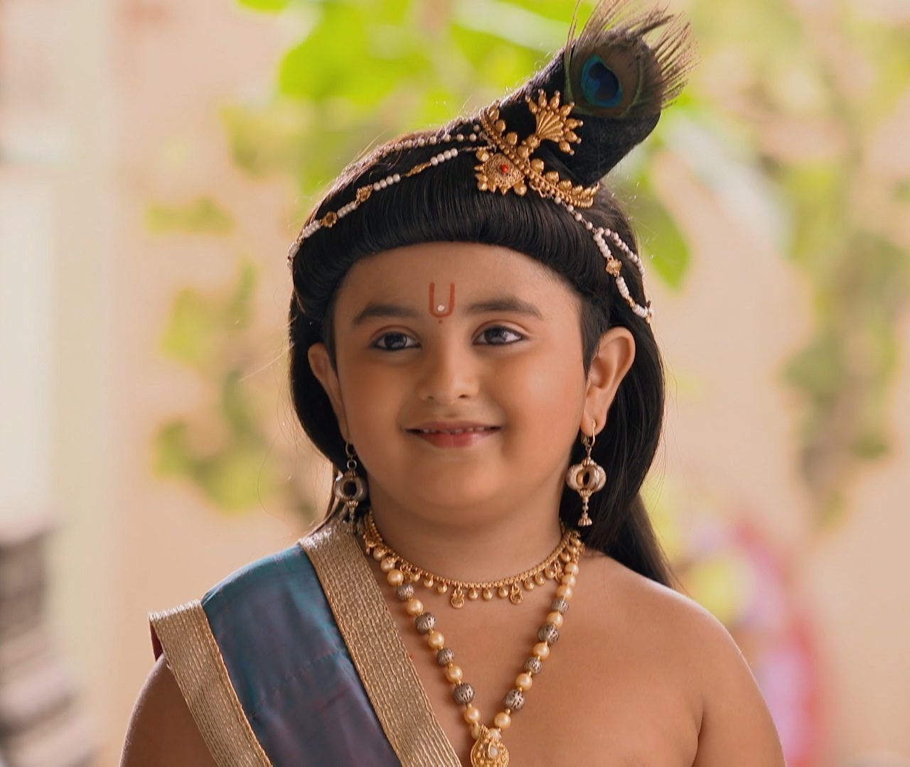 1280x1080 Cute Lord Shree Krishna Fabulous Lovely Wallpaper, Desktop