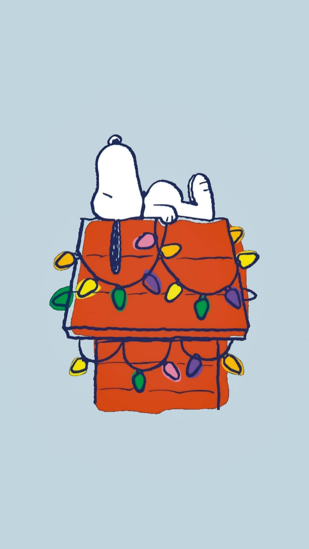 1080x1920 Cute Snoopy Christmas Wallpaper, Phone