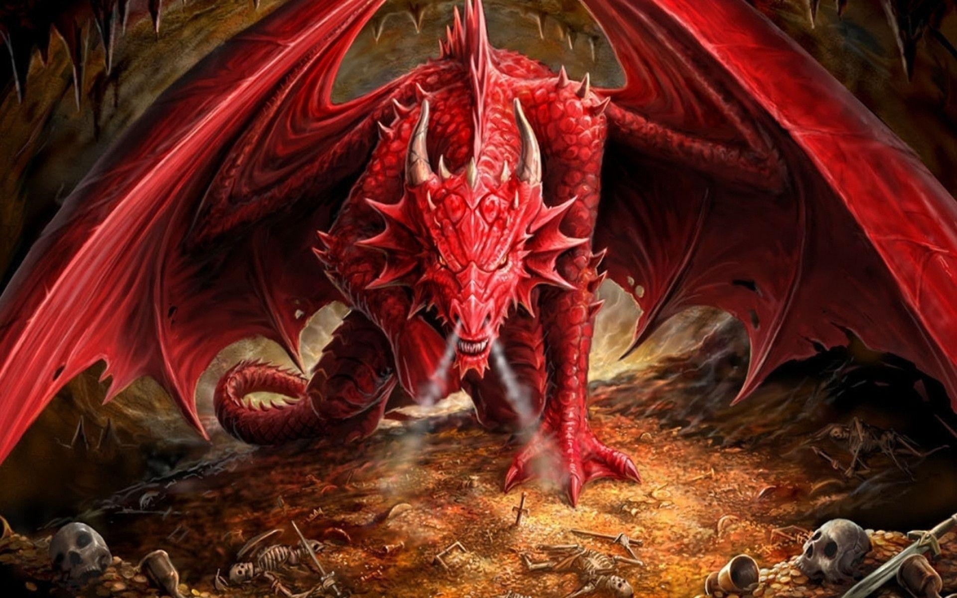 1920x1200 Red Dragons Wallpaper, Desktop