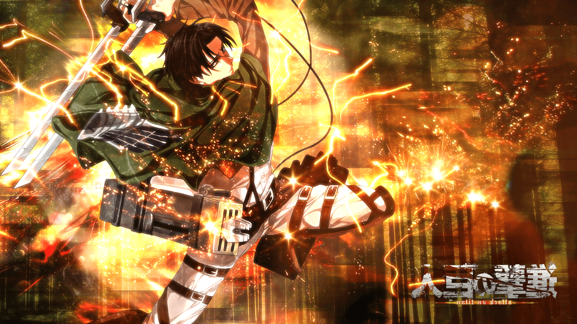 1920x1080 Shingeki No Kyojin, Levi Ackerman, Anime Wallpaper HD / Desktop, Desktop