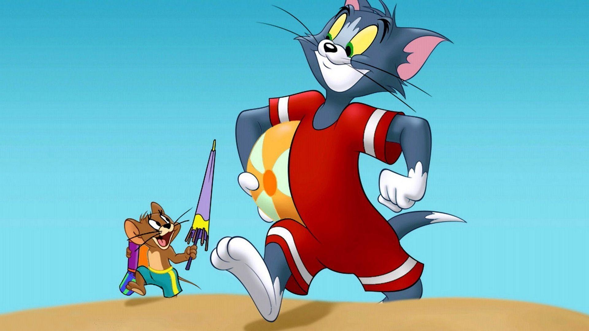 1920x1080 Tom And Jerry On Beach Wallpaper Image 6 Wallpaper. High, Desktop