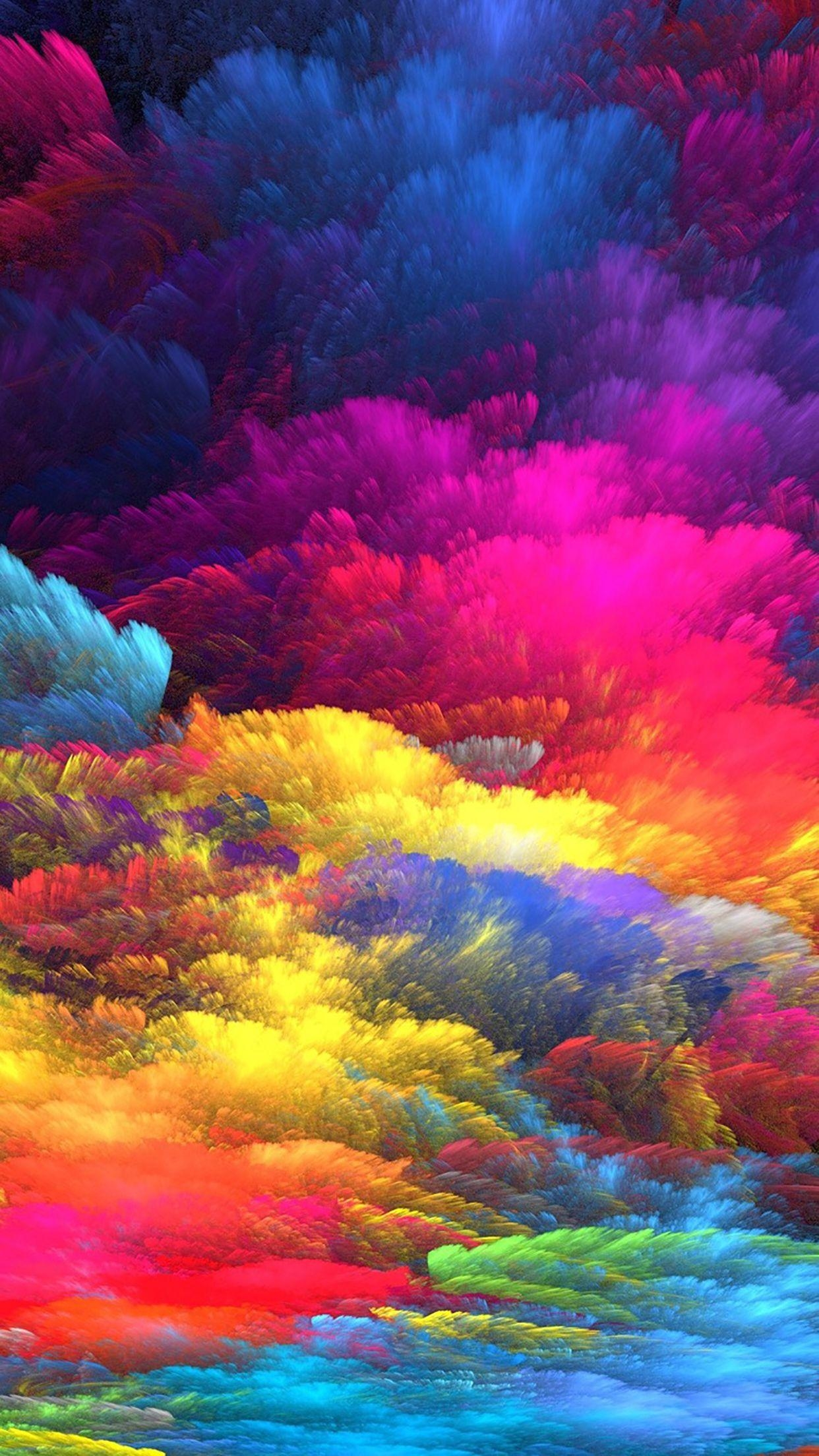 1250x2210 Multicolor, Ink Wallpaper for iPhone X, 6, Phone