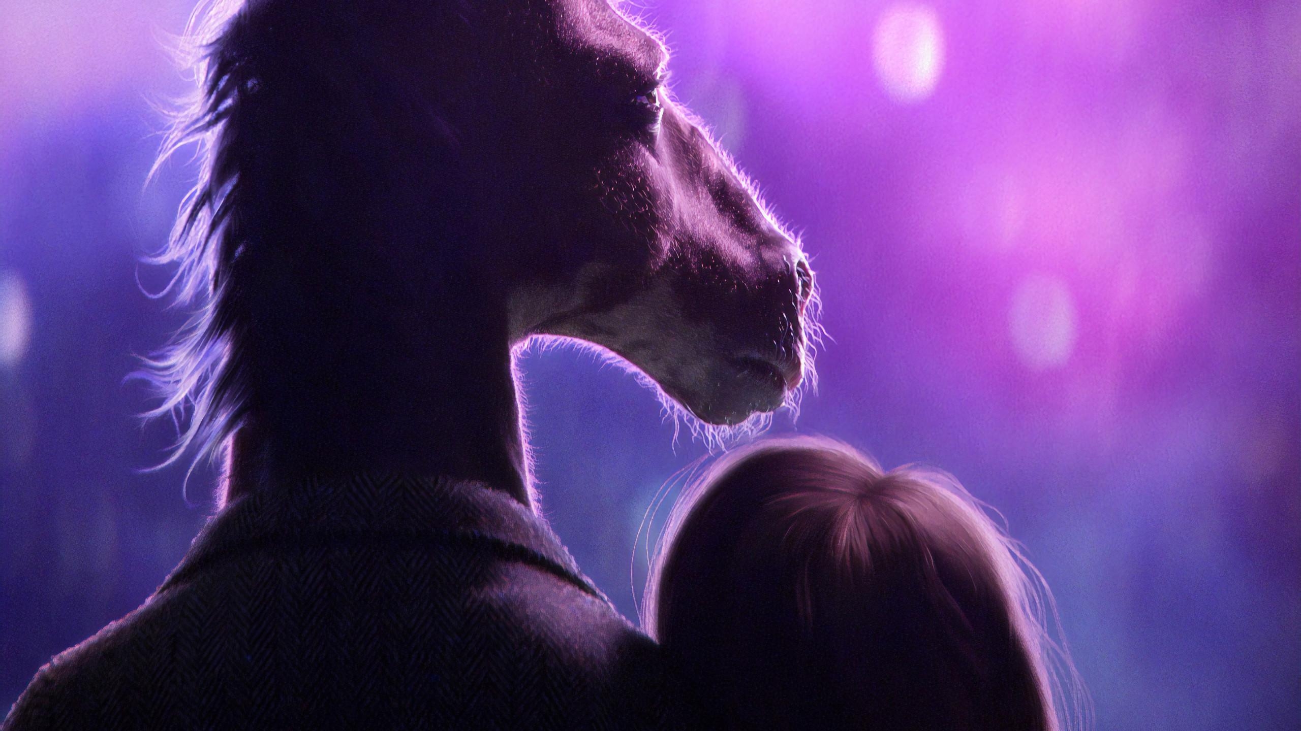 2560x1440 Bojack Horseman And Diane 1440P Resolution HD 4k, Desktop