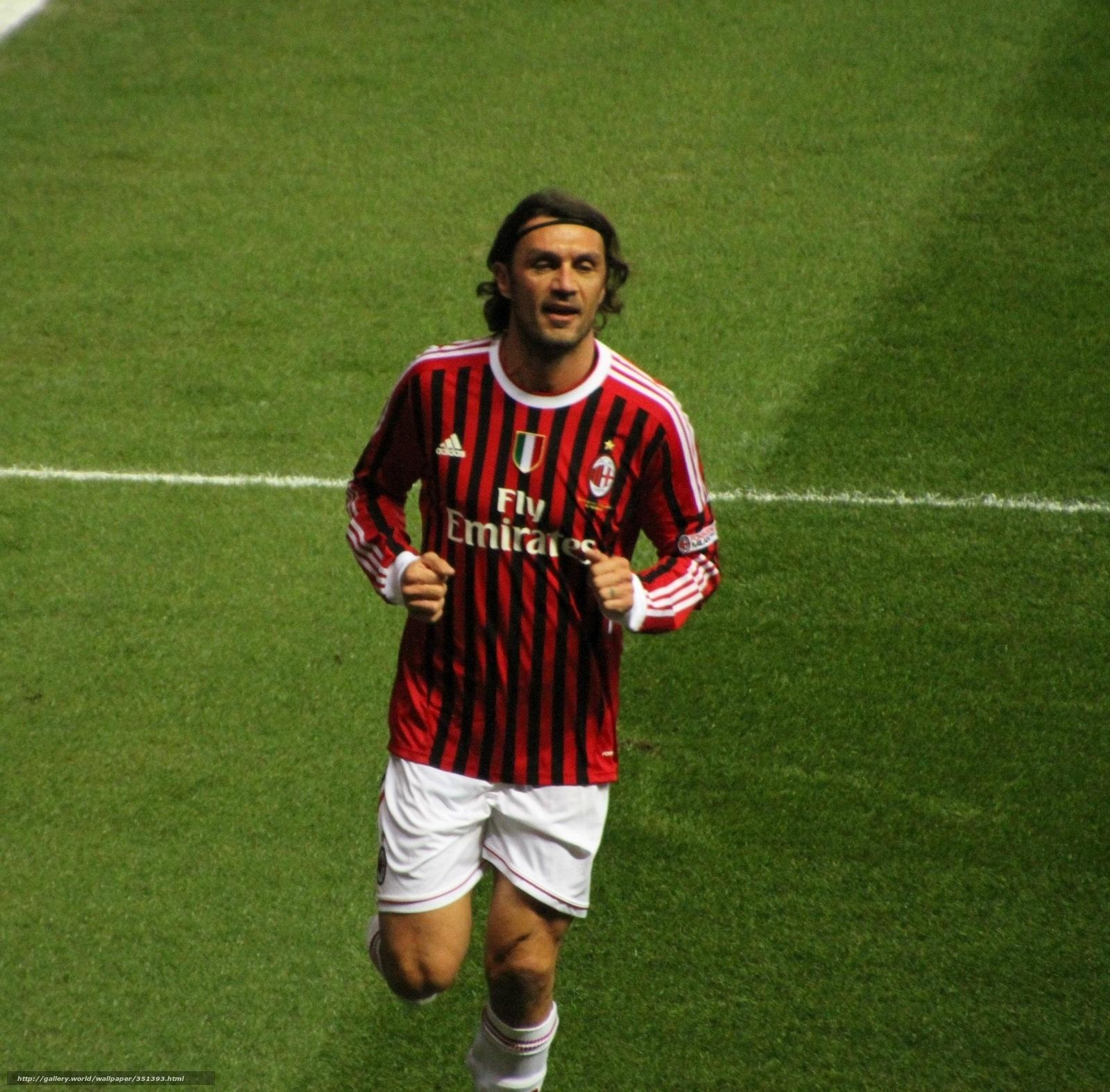 1600x1580 Download wallpaper Paolo, Maldini, grass, black free desktop, Desktop