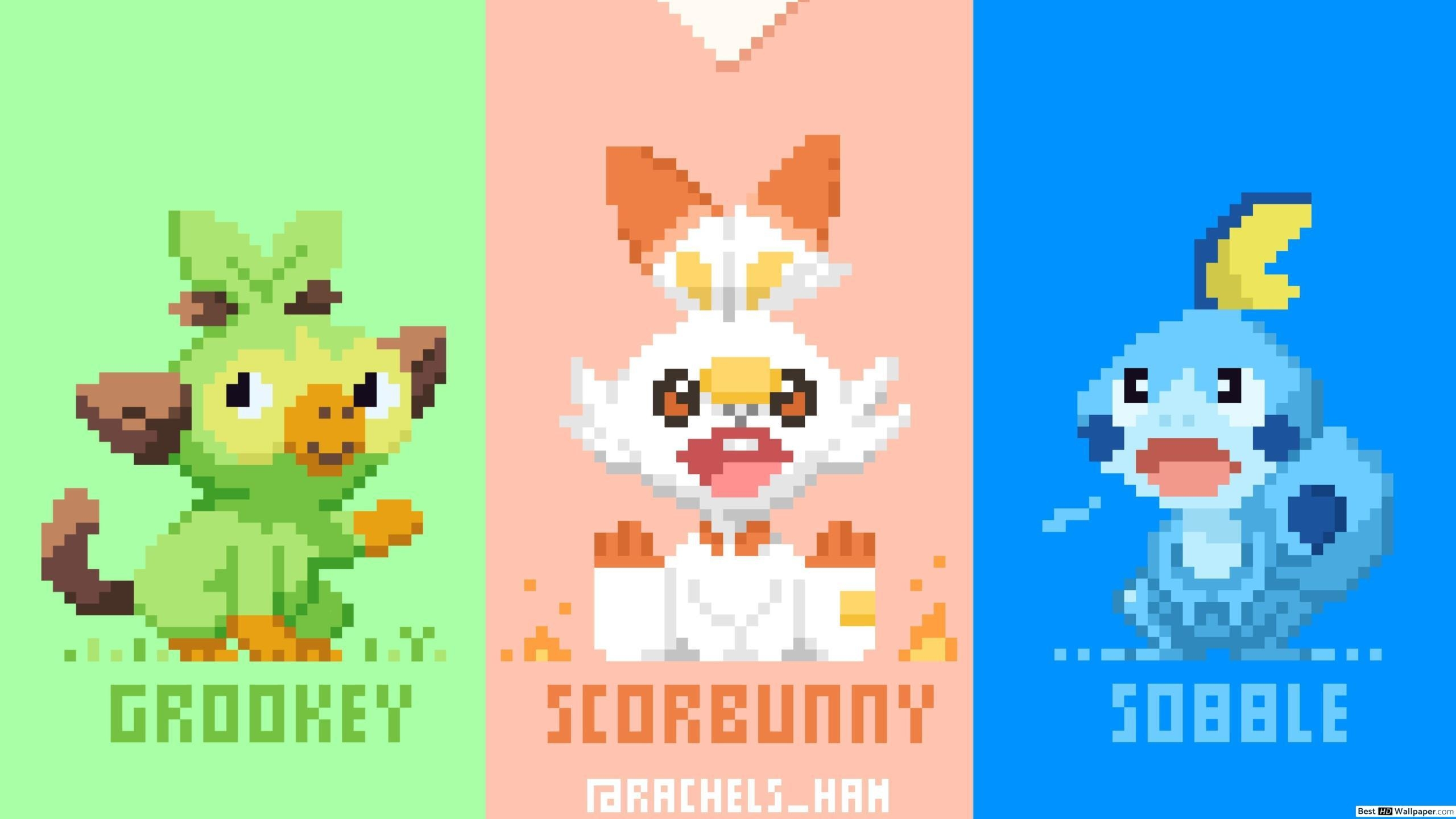 2560x1440 Pokemon Sword And Shield, Scorbunny & Sobble (Pokemon) HD, Desktop