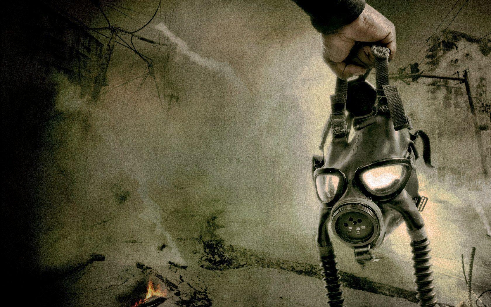 1680x1050 Gas Mask HD Wallpaper, Desktop