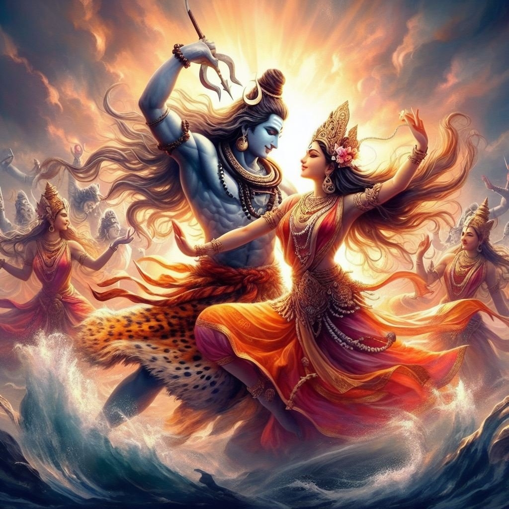 1030x1030 Shiva Shakti Image, Photo, Phone