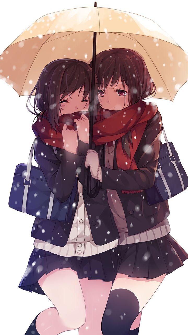 720x1280 Picture Of Two Anime Best Friends, Phone