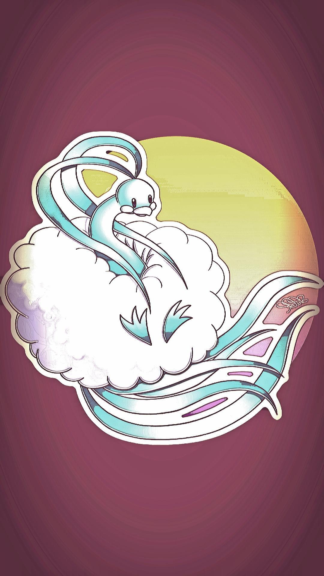 1080x1920 An edit of Altaria for a phone wallpaper, requested, Phone