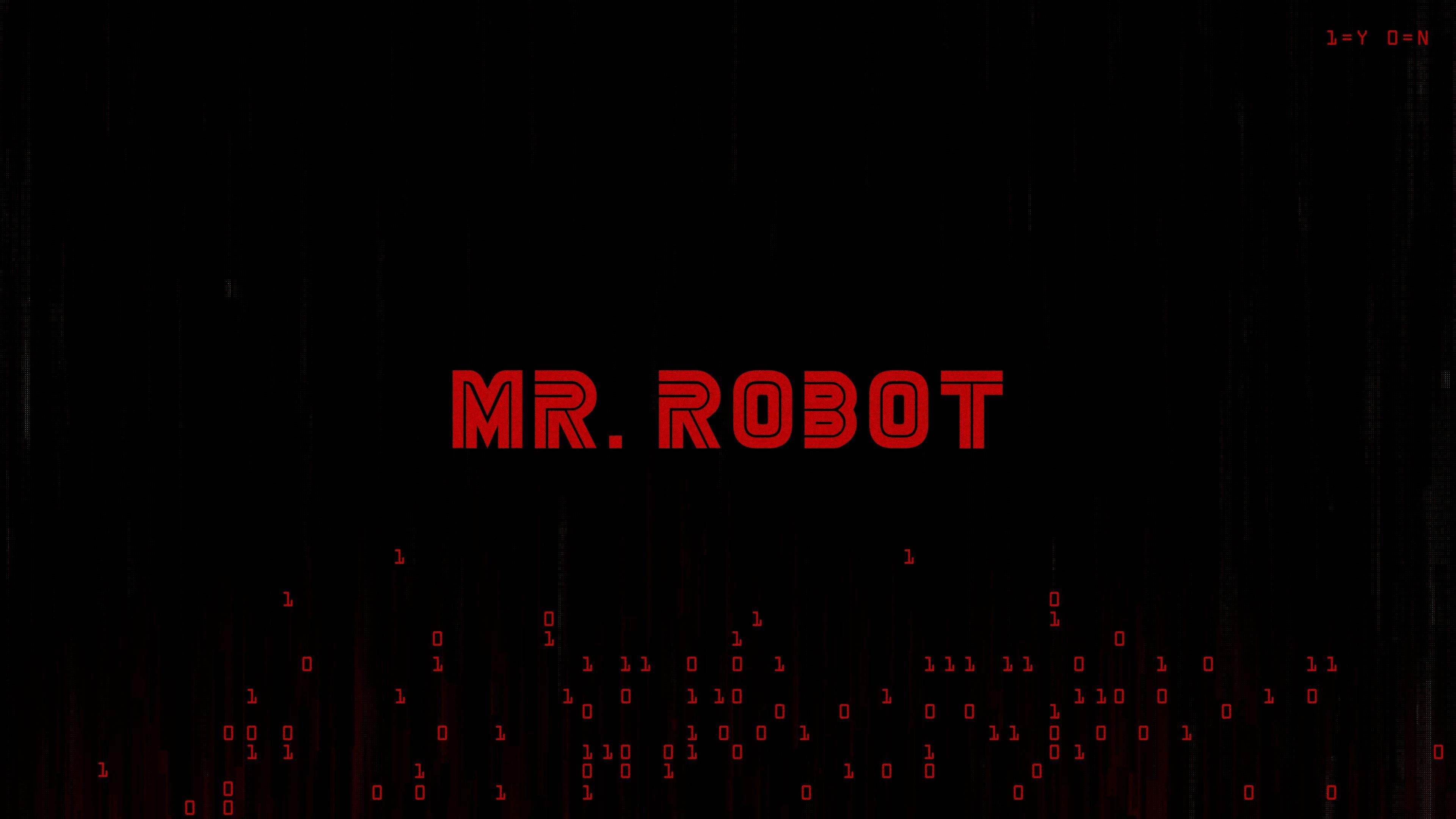 3840x2160 Mr Robot Logo 4K Wallpaper, Desktop