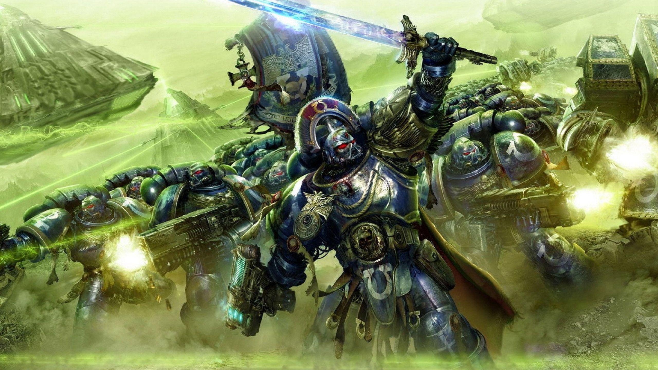 2560x1440 Space Marine Wallpaper, Desktop