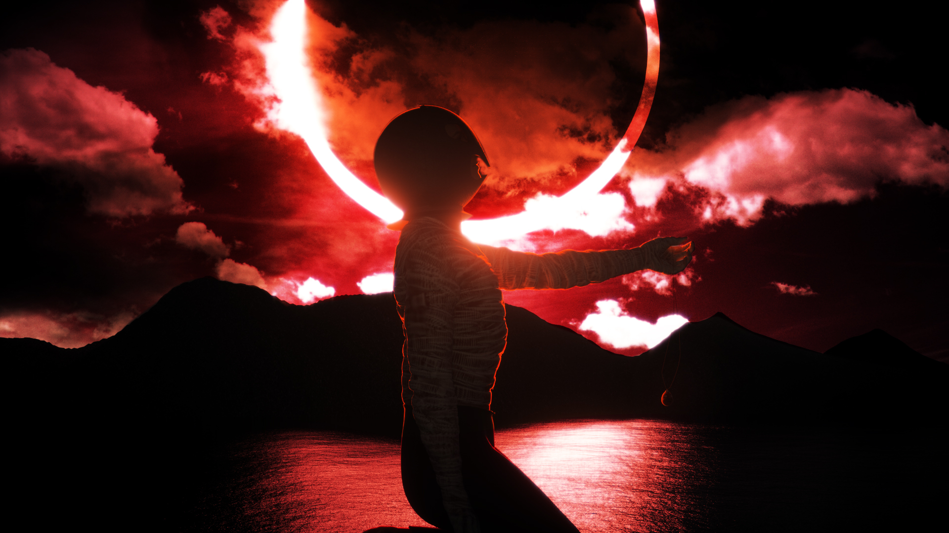 1920x1080 3D recreation of the start of the Eclipse I did in early 2017: Berserk, Desktop