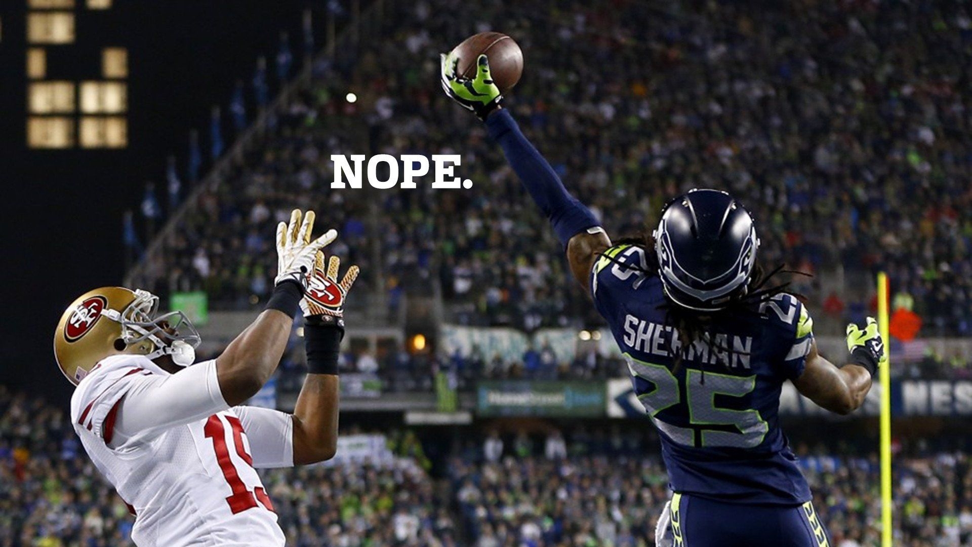 1920x1080 Richard Sherman One Handed Catch HD Wallpaper, Desktop