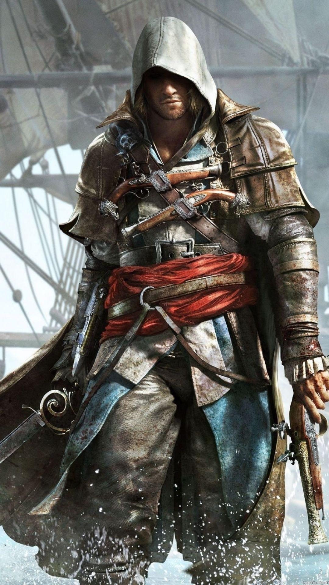 1080x1920 IPhone 7 Plus Game Assassin's Creed IV: Black Flag, Phone