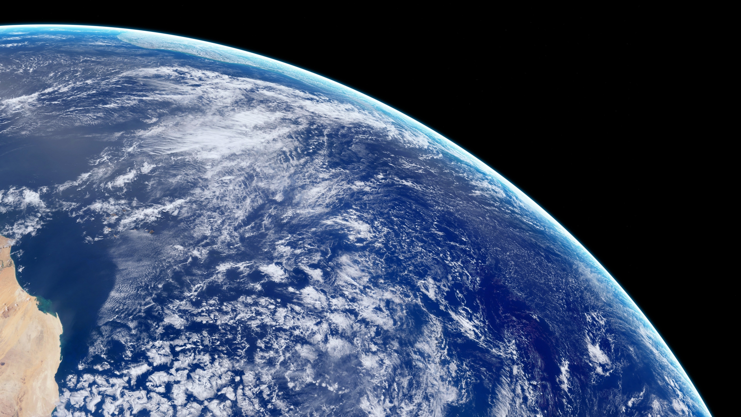 2560x1440 Download clouds, earth, view from space  wallpaper, dual wide 16:9  HD image, background, 6544, Desktop