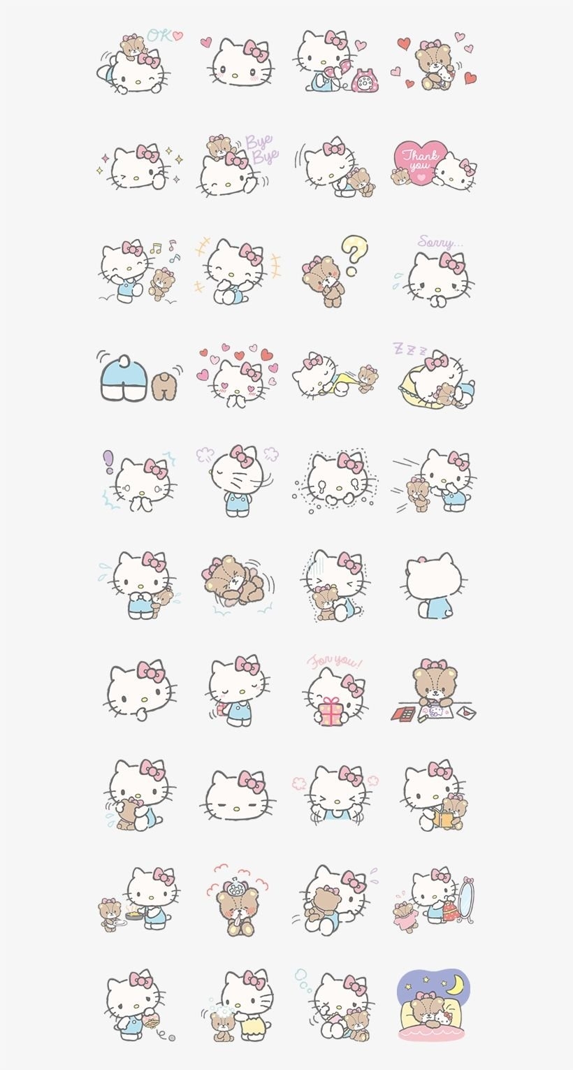 820x1540 Hellø Kitty Et Friends [⭐️wallpaper⭐ ] Kitty Transparent PNG Download, Phone