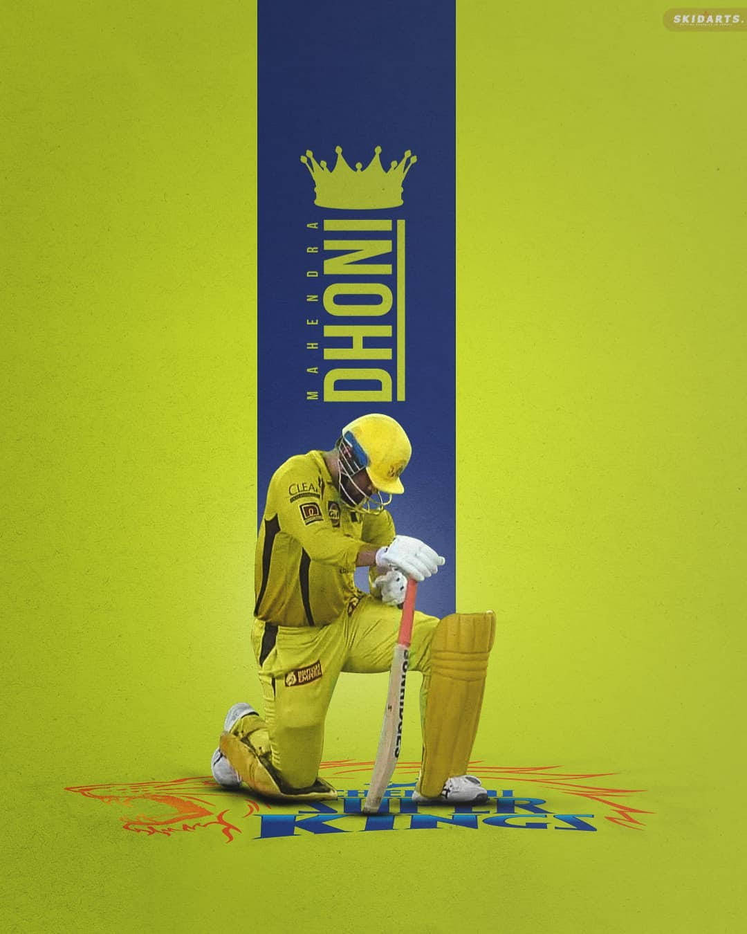 1080x1350 Download Chennai Super Kings Dhoni, Phone