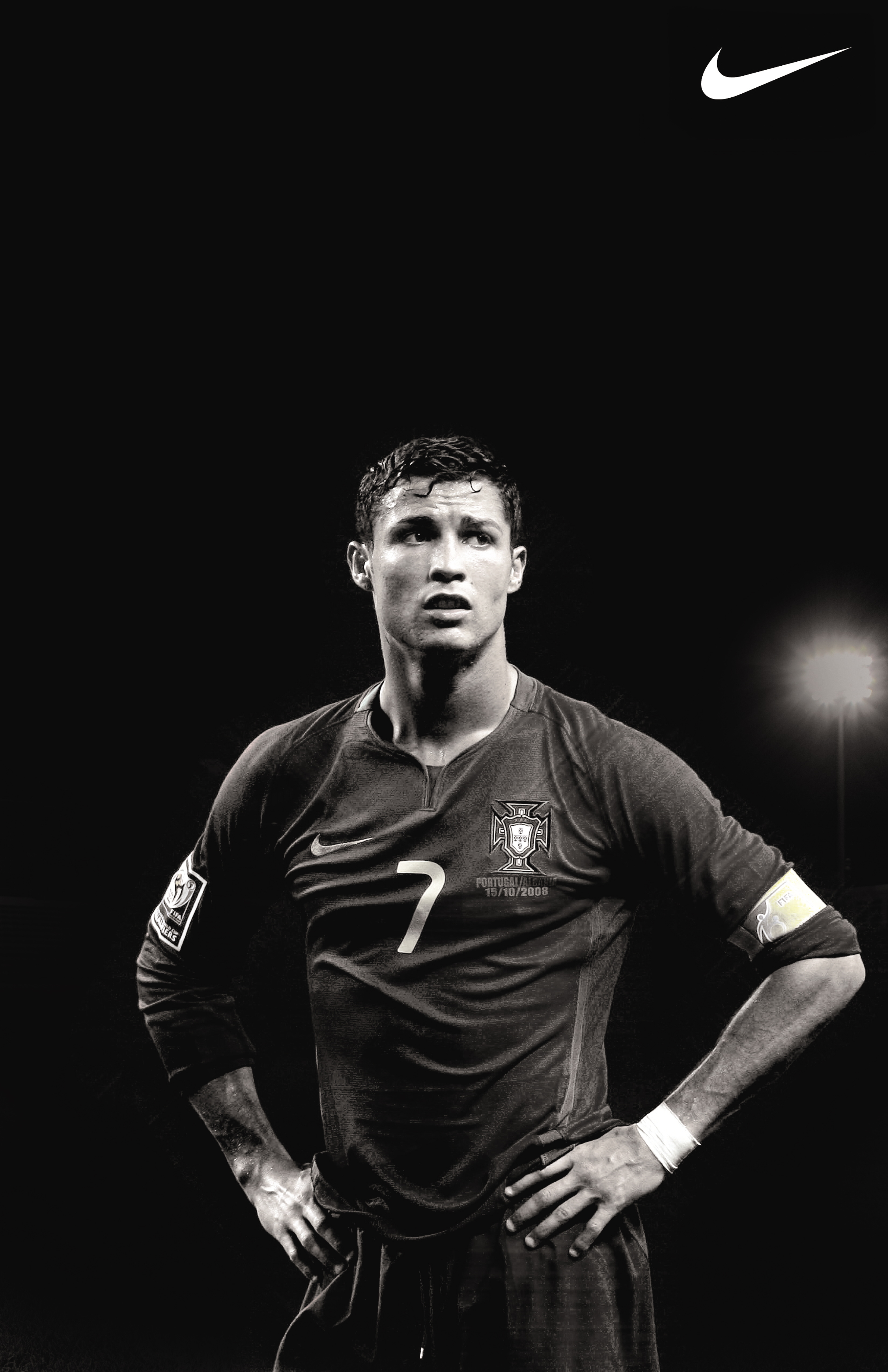 3300x5100 Cristiano Ronaldo Black Wallpaper Free Cristiano Ronaldo Black Background, Phone