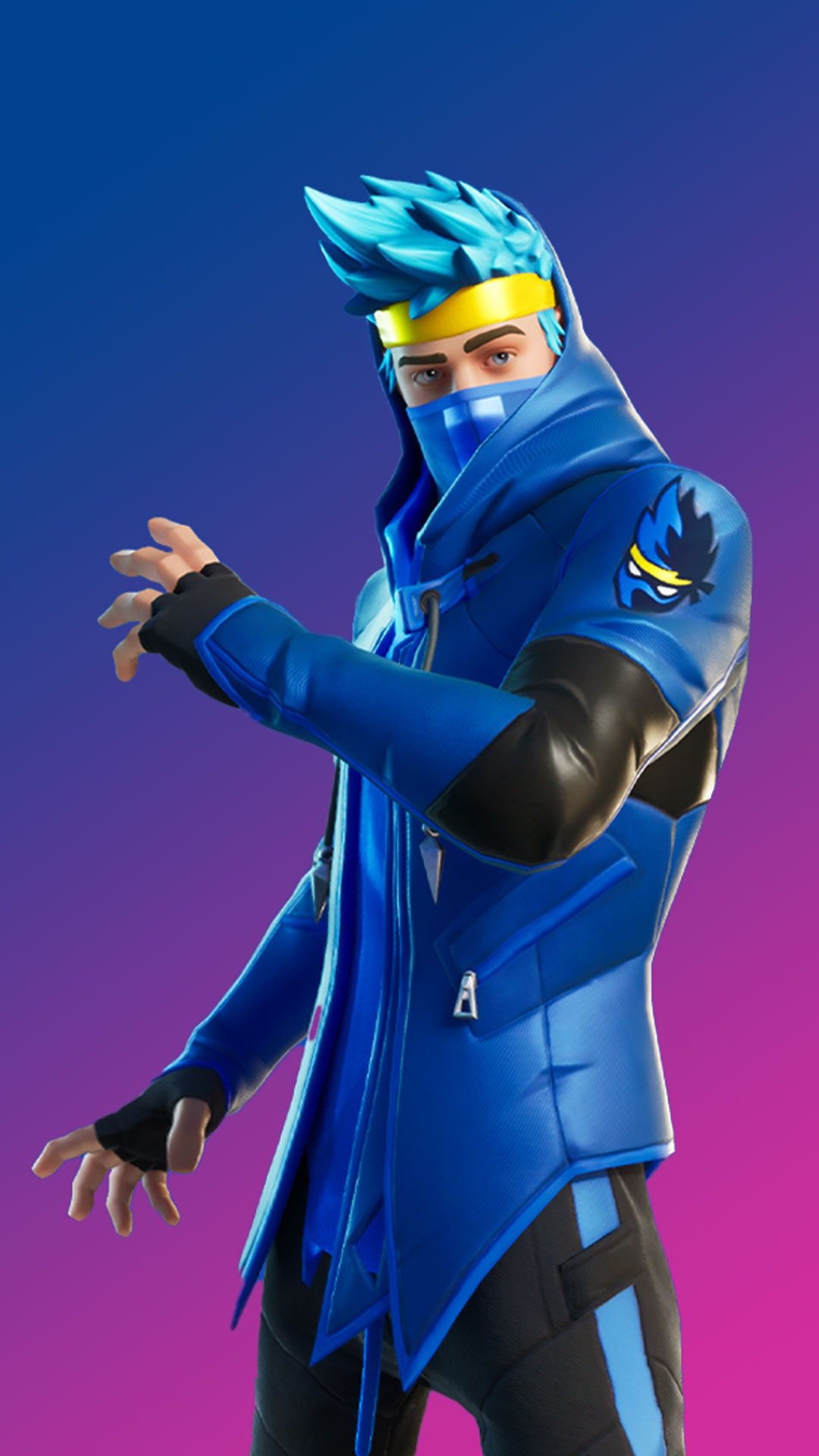 1080x1920 Fortnite ninja skin phone wallpaper background for free download, Phone